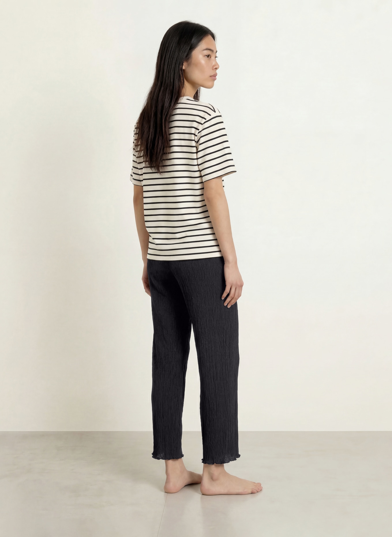 CALIDA Schlafhose FAVOURITES LAYERING: SCHWARZ