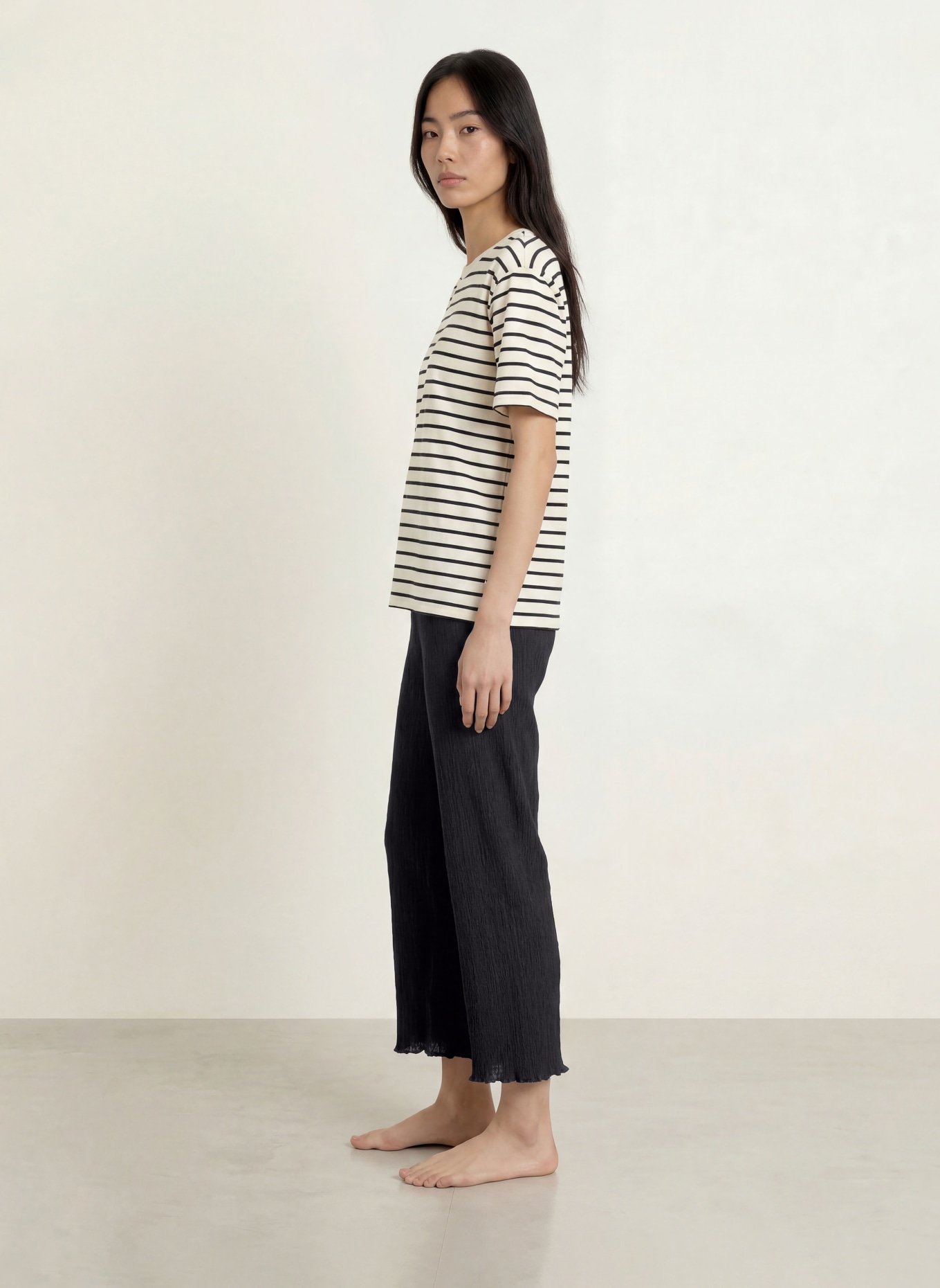 CALIDA Schlafhose FAVOURITES LAYERING: SCHWARZ