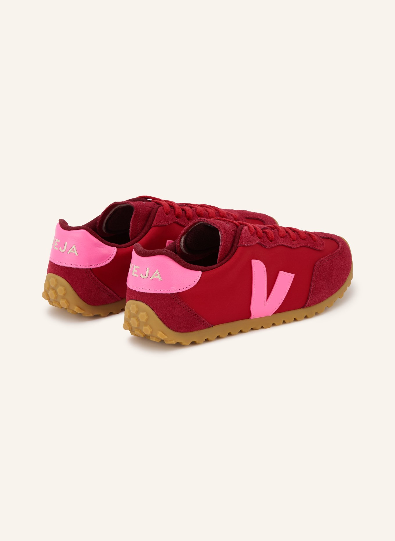 VEJA Sneakers GT: DARK RED / NEON PINK
