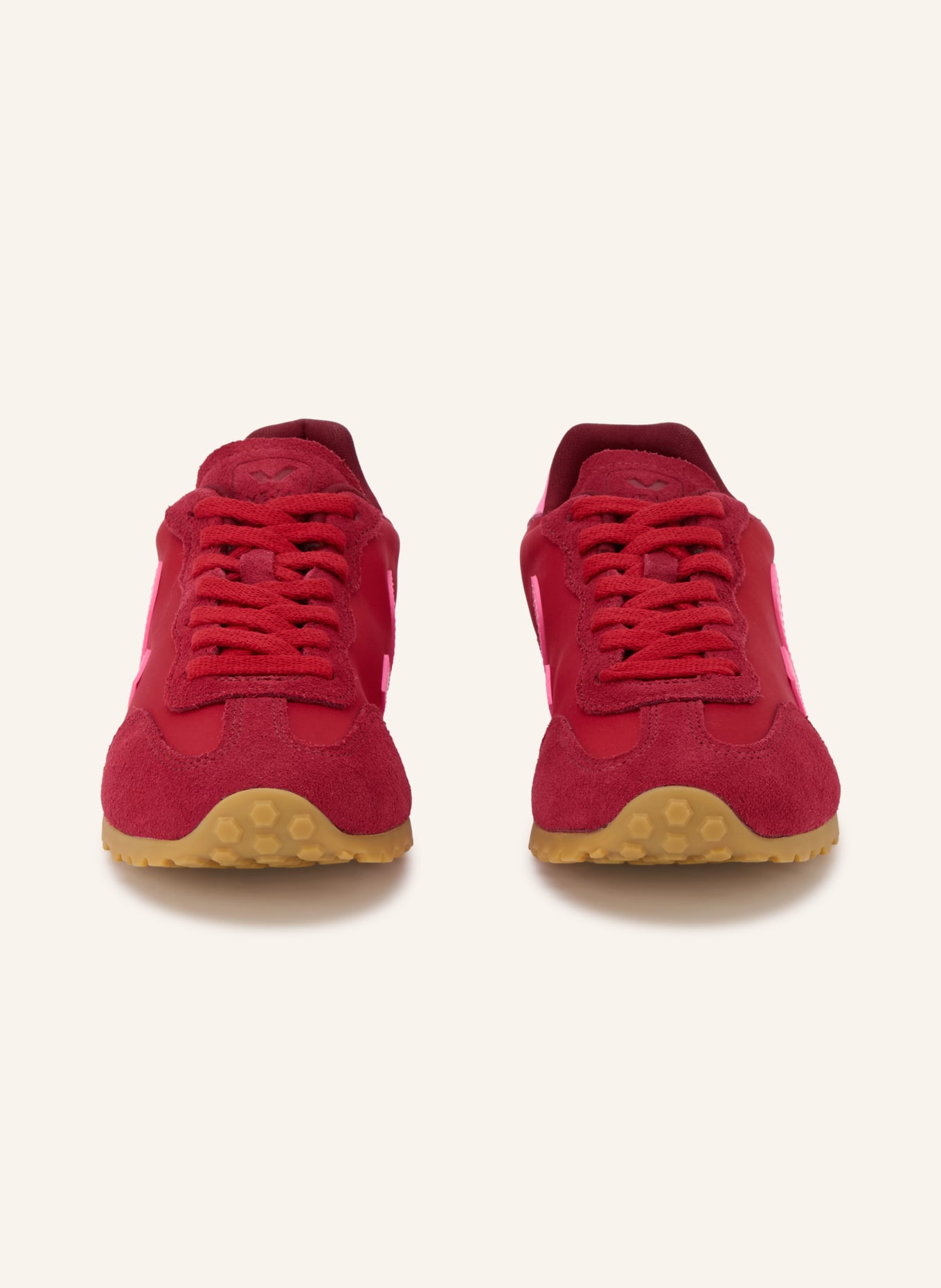 VEJA Sneakers GT: DARK RED / NEON PINK