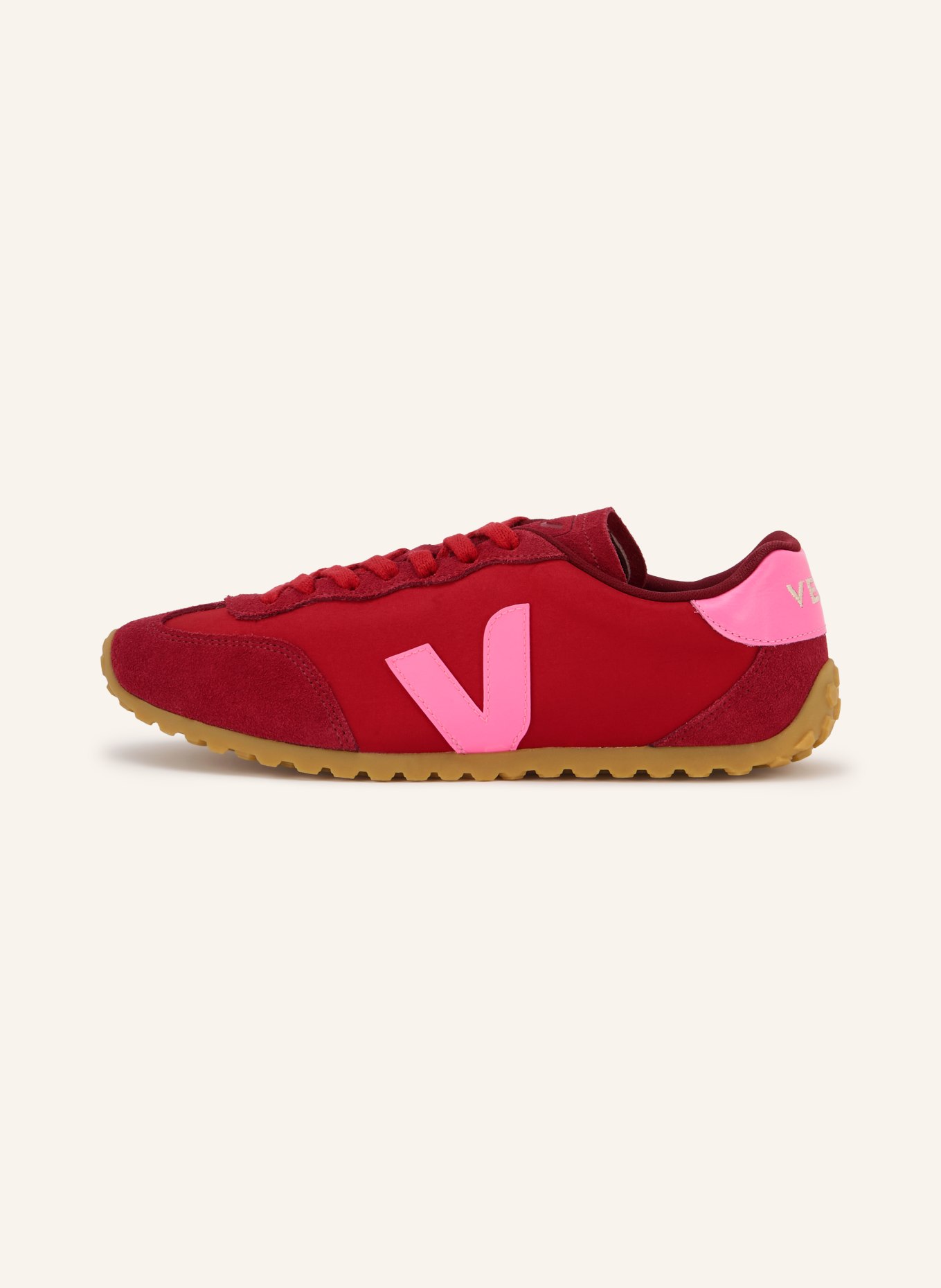 VEJA Sneakers GT: DARK RED / NEON PINK