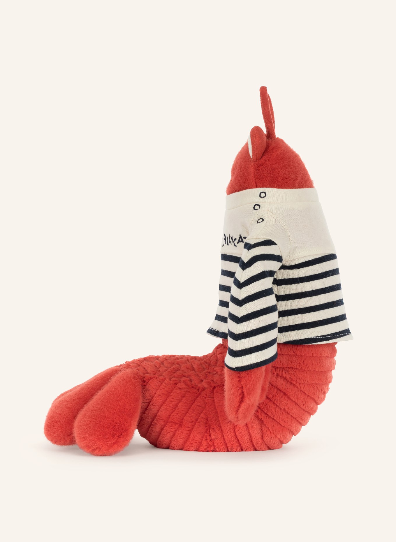 Jellycat Pluche speelgoed LARRY LOBSTER SAILOR OUTFIT: ROOD / WIT / ZWART
