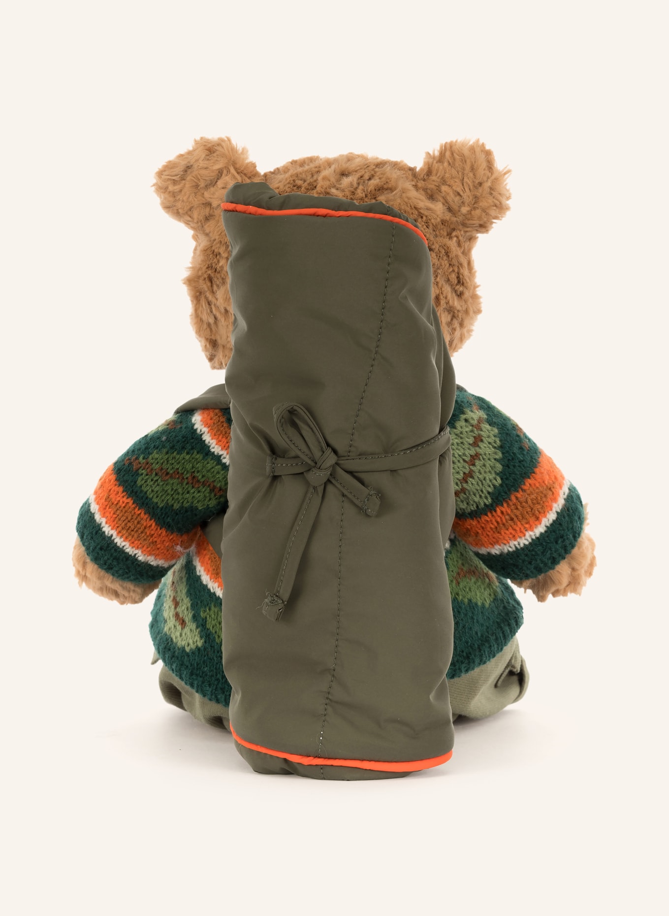 Jellycat Pluche speelgoed BARTHOLOMEW BEAR HIKING OUTFIT: CAMEL / ORANJE / GROEN