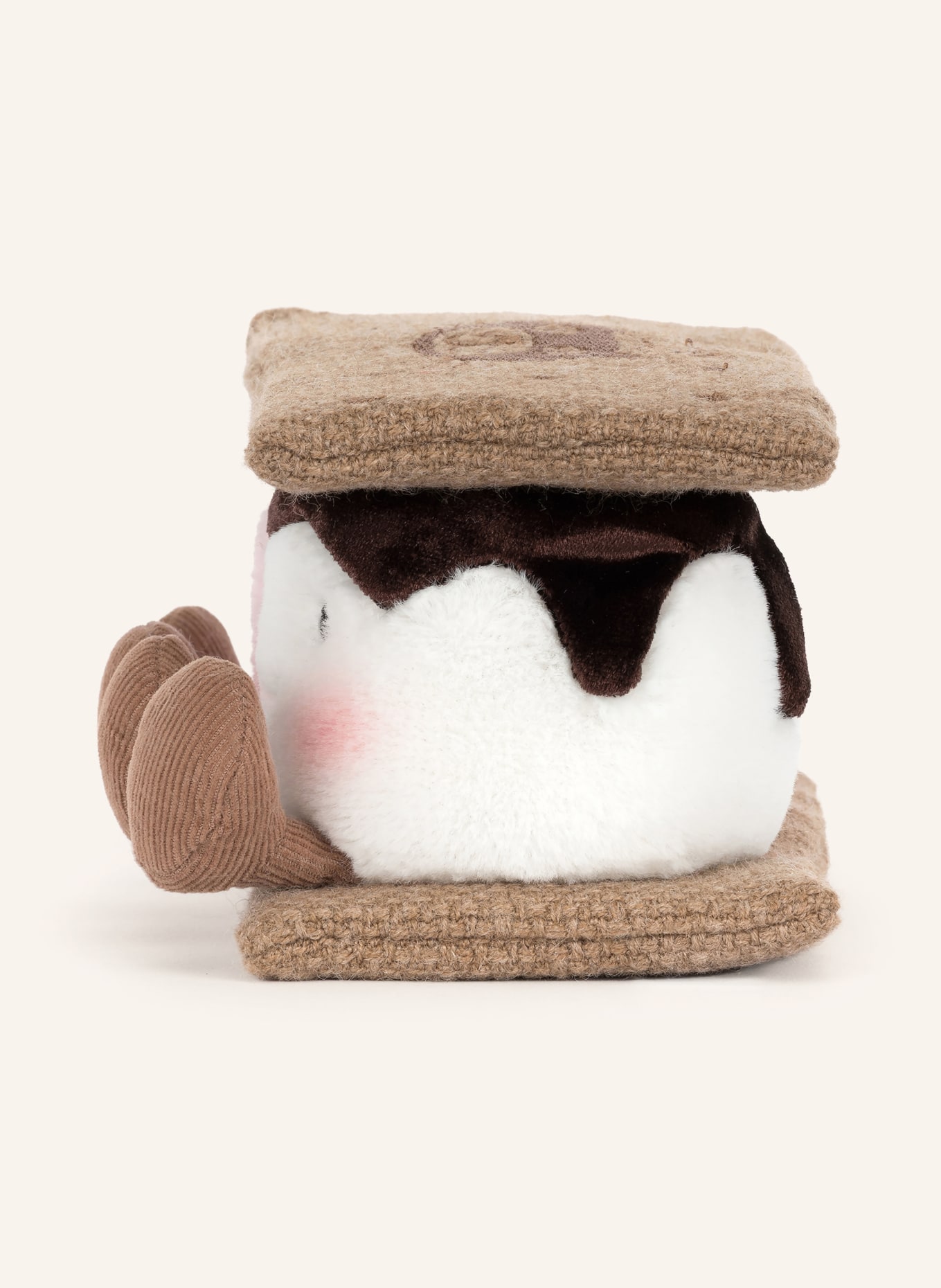 Jellycat Pluche speelgoed AMUSEABLES S'MORES: BEIGE / ROZE / WIT
