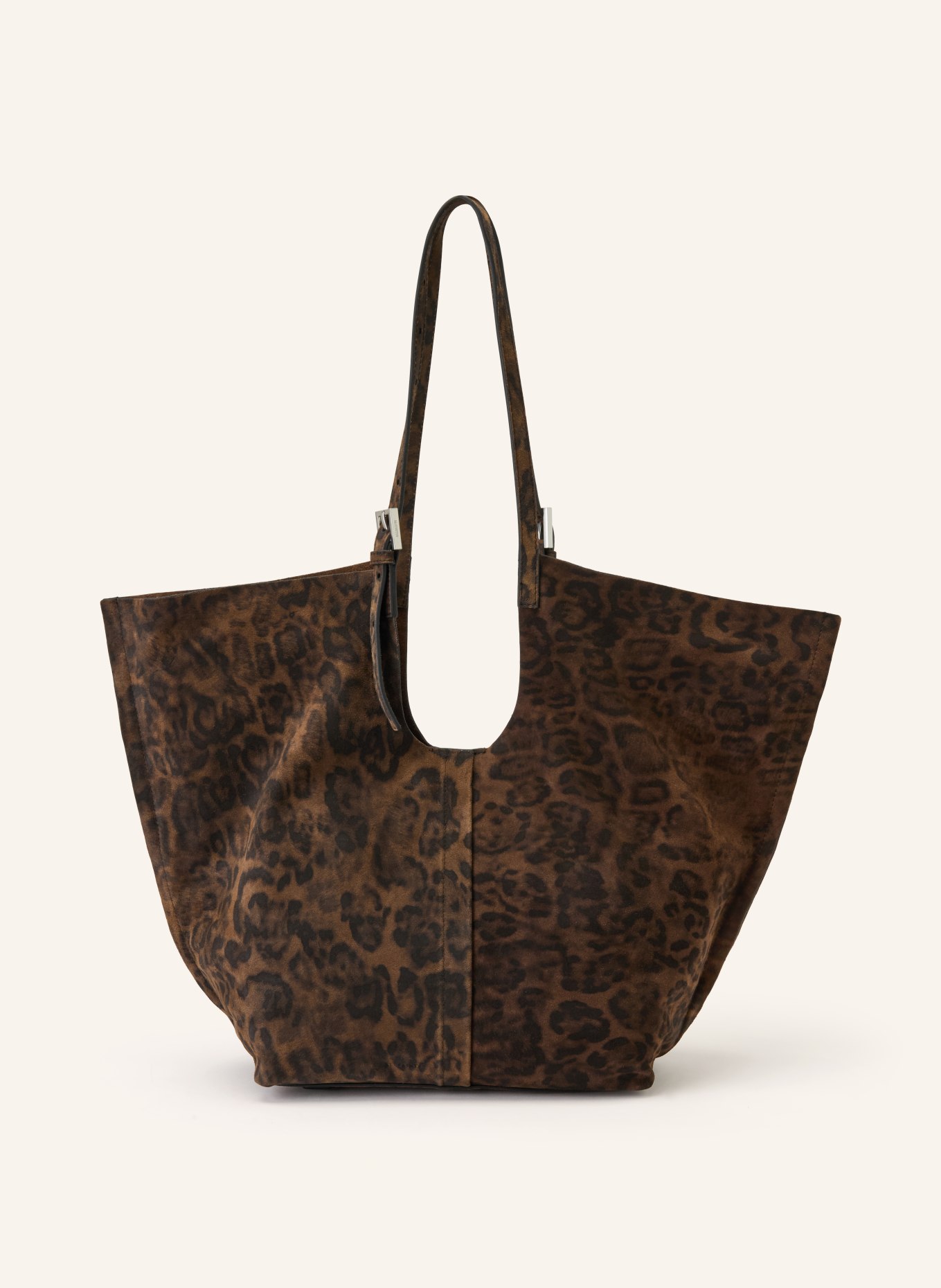 ALLSAINTS Shopper ARA LEPPO: DUNKELBRAUN / SCHWARZ