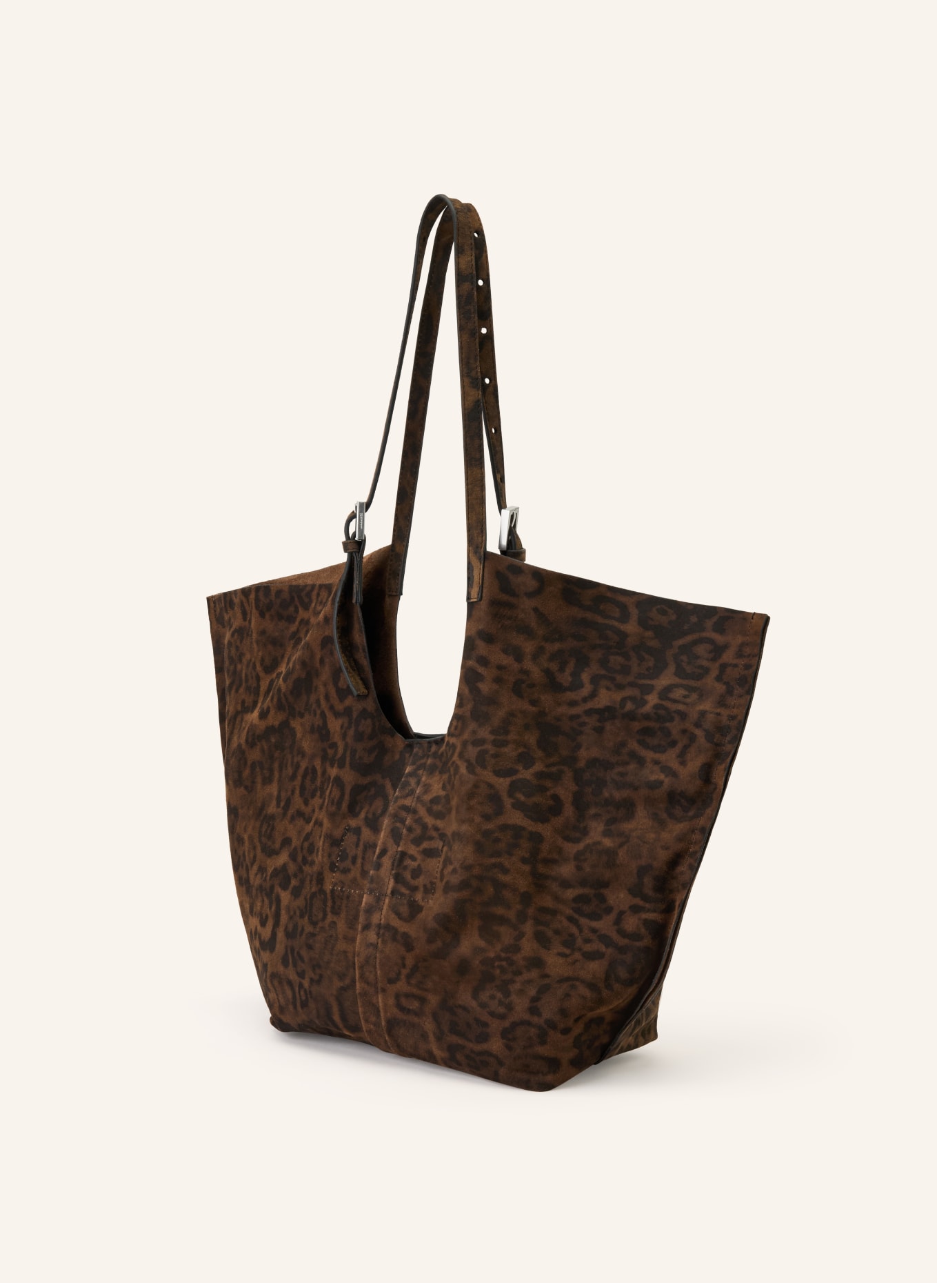 ALLSAINTS Shopper ARA LEPPO: DUNKELBRAUN / SCHWARZ