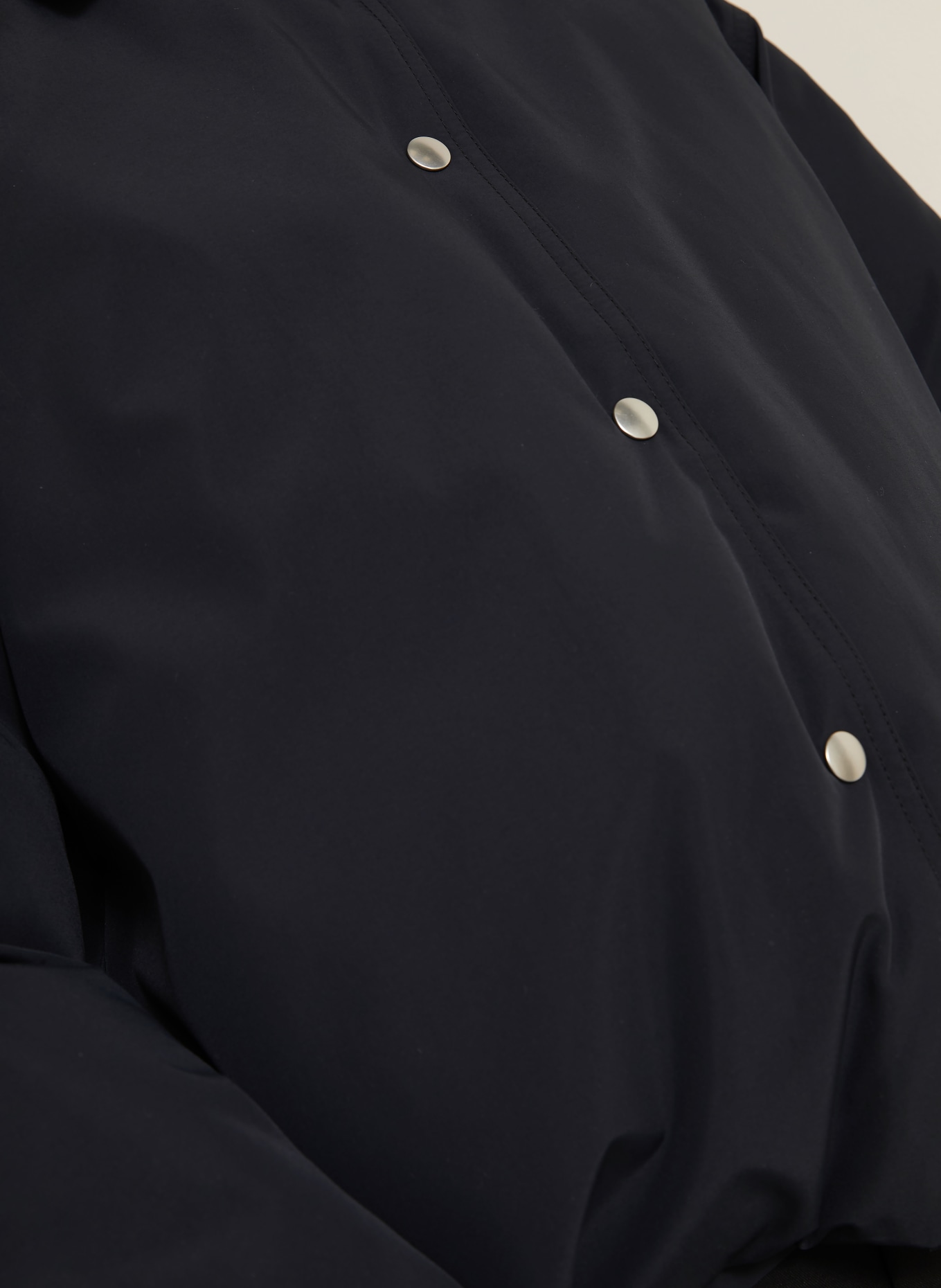 JIL SANDER Péřová bunda: ČERNÁ