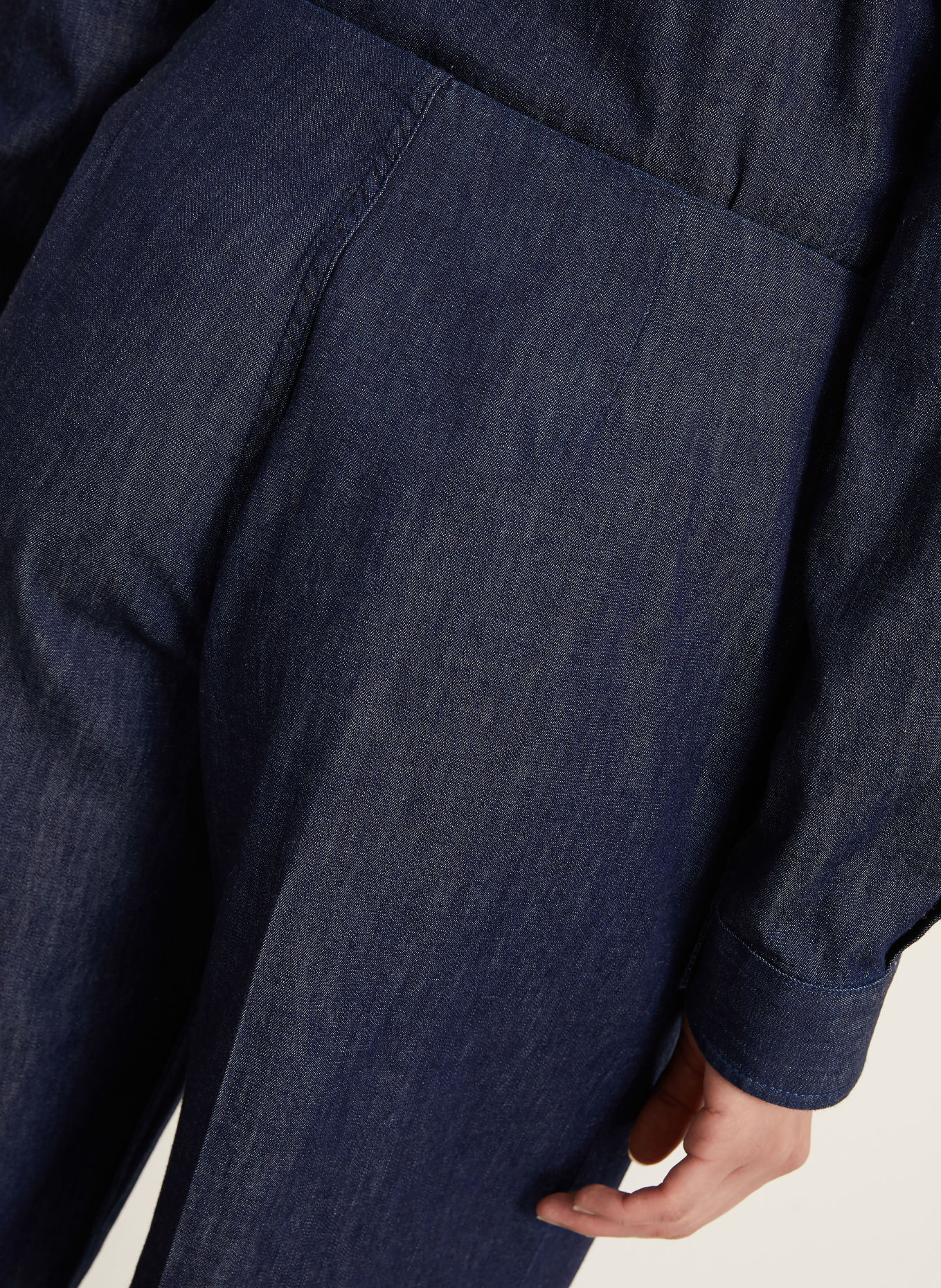 JIL SANDER Hose in Jeansoptik: DUNKELBLAU