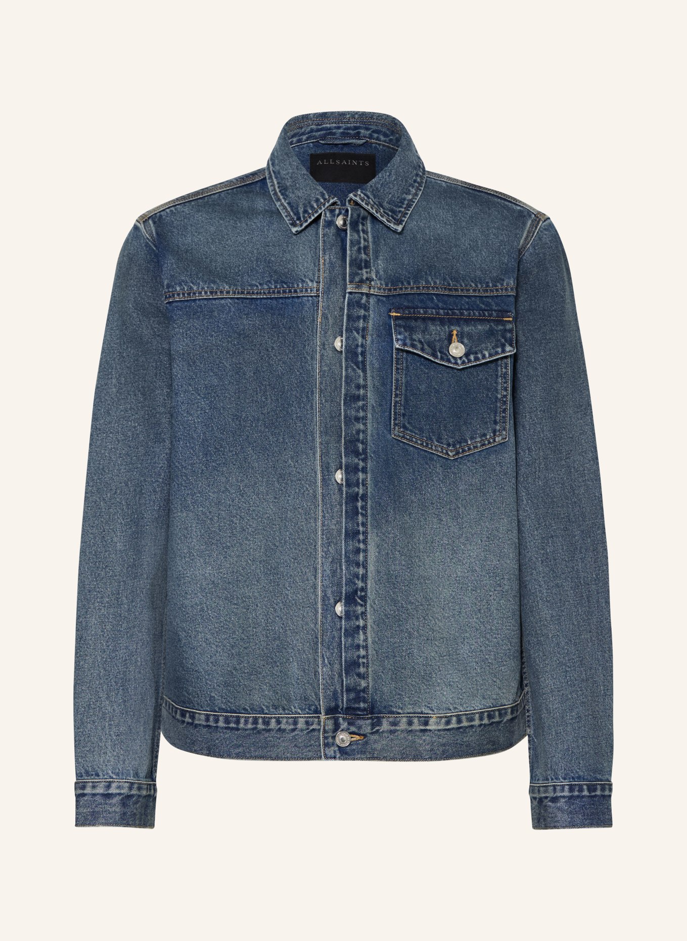 ALLSAINTS Veste en jean ROTH: 723 Dark Indigo