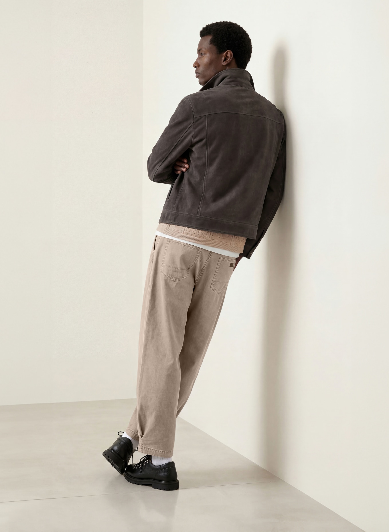 ALLSAINTS BECCO Regular Fit Jeans: 4674 STONE BROWN