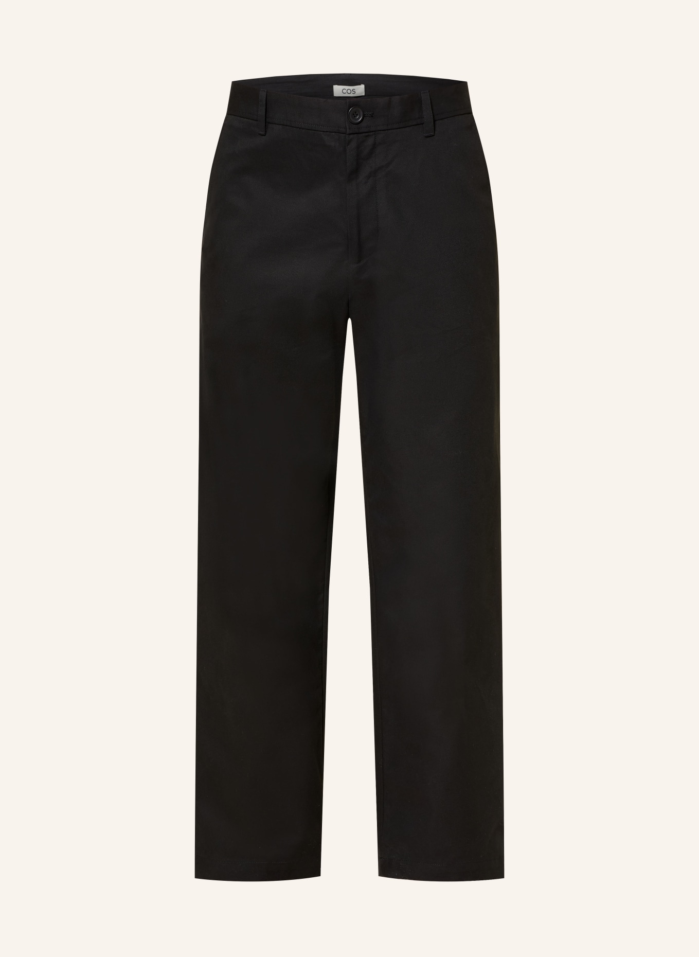 COS Chino Regular Fit: SCHWARZ