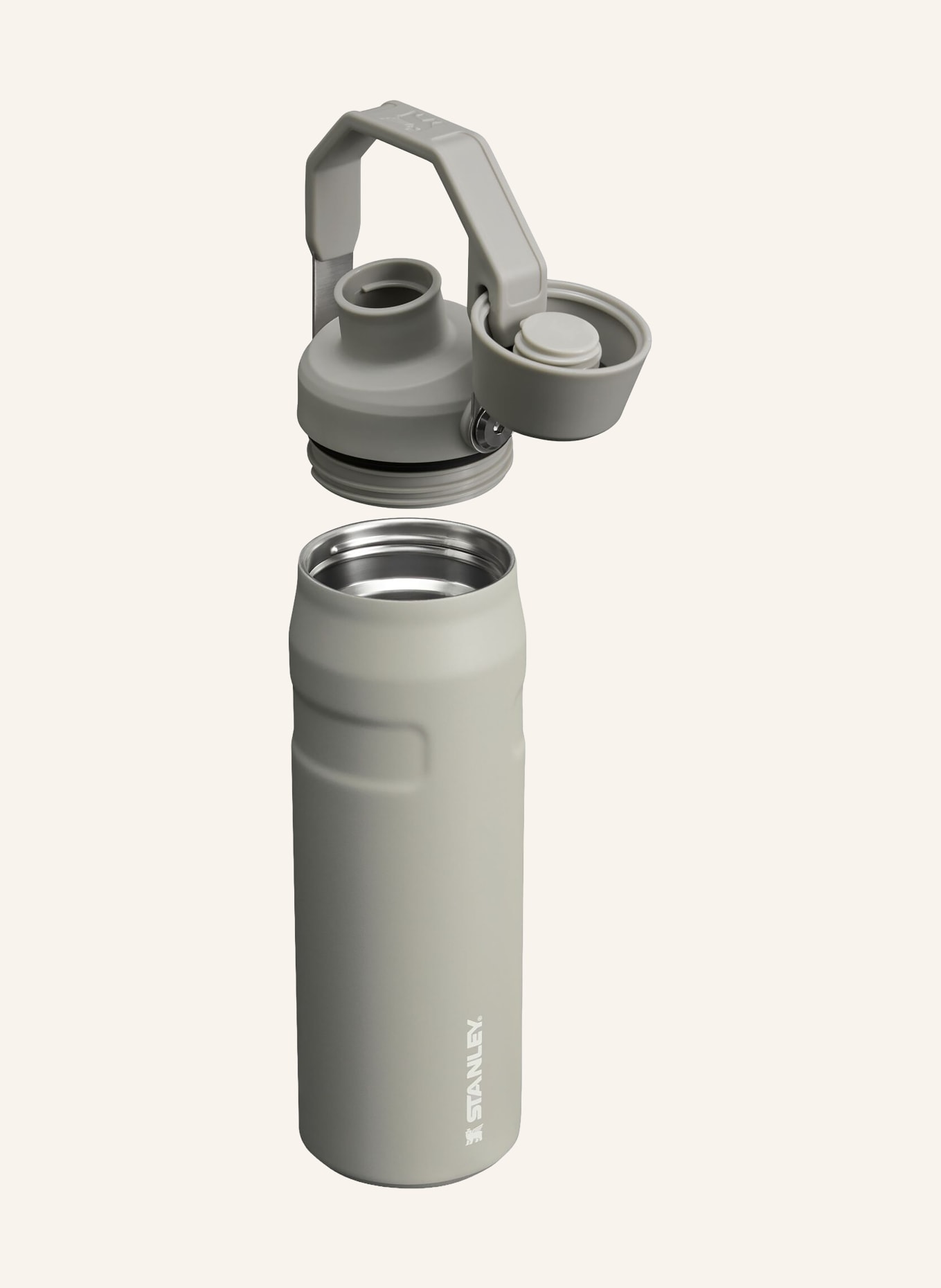 STANLEY THE ICEFLOW™ BOTTLE FAST FLOW Insulated Bottle: GRAY / SILVER