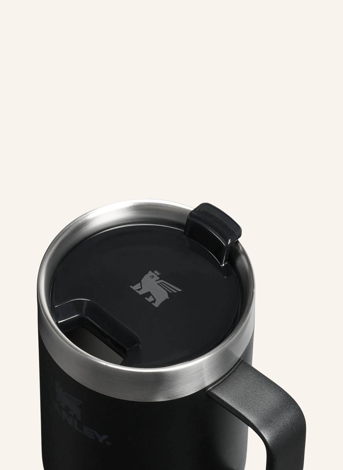 STANLEY Insulated Mug: THE EVERYDAY SUBURBAN MUG: BLACK / SILVER