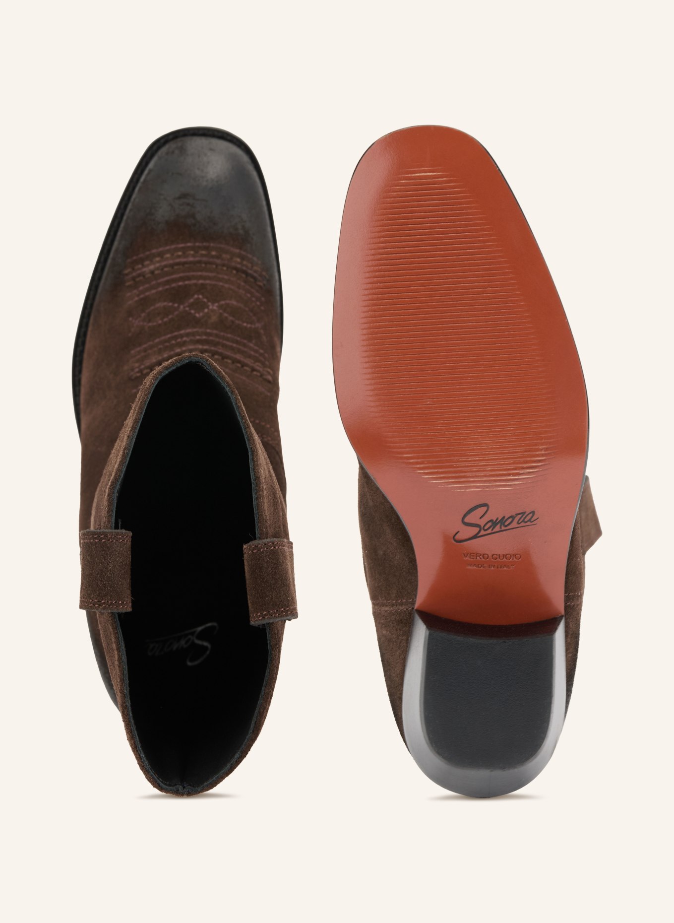 SONORA Cowboylaarzen JUAREZ: MARRON FONCÉ