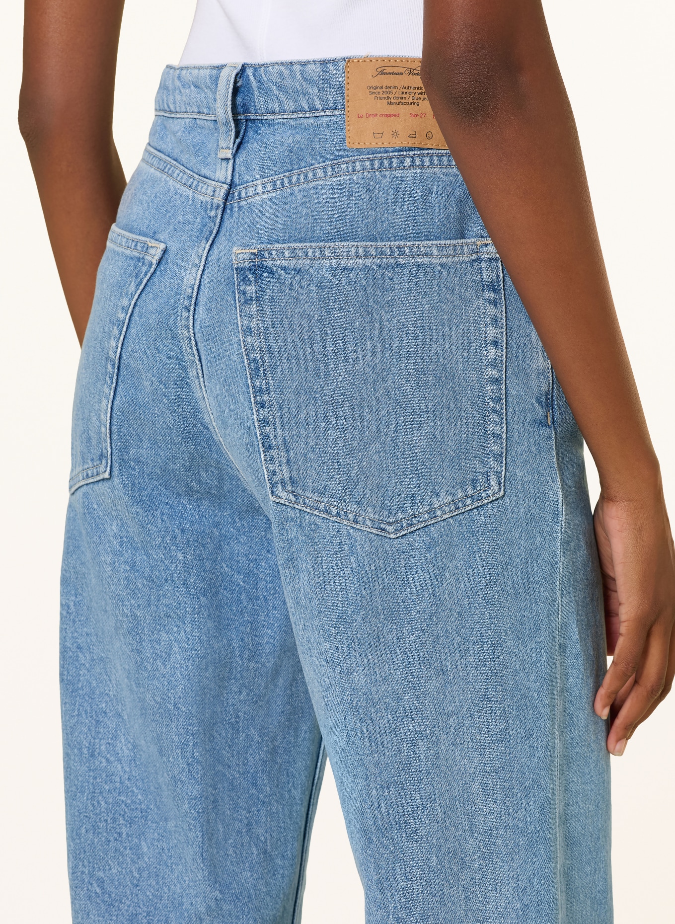 American Vintage Jeansy straight JOYBIRD: AUTHENTIQUE STO AUTHENTIC STONE