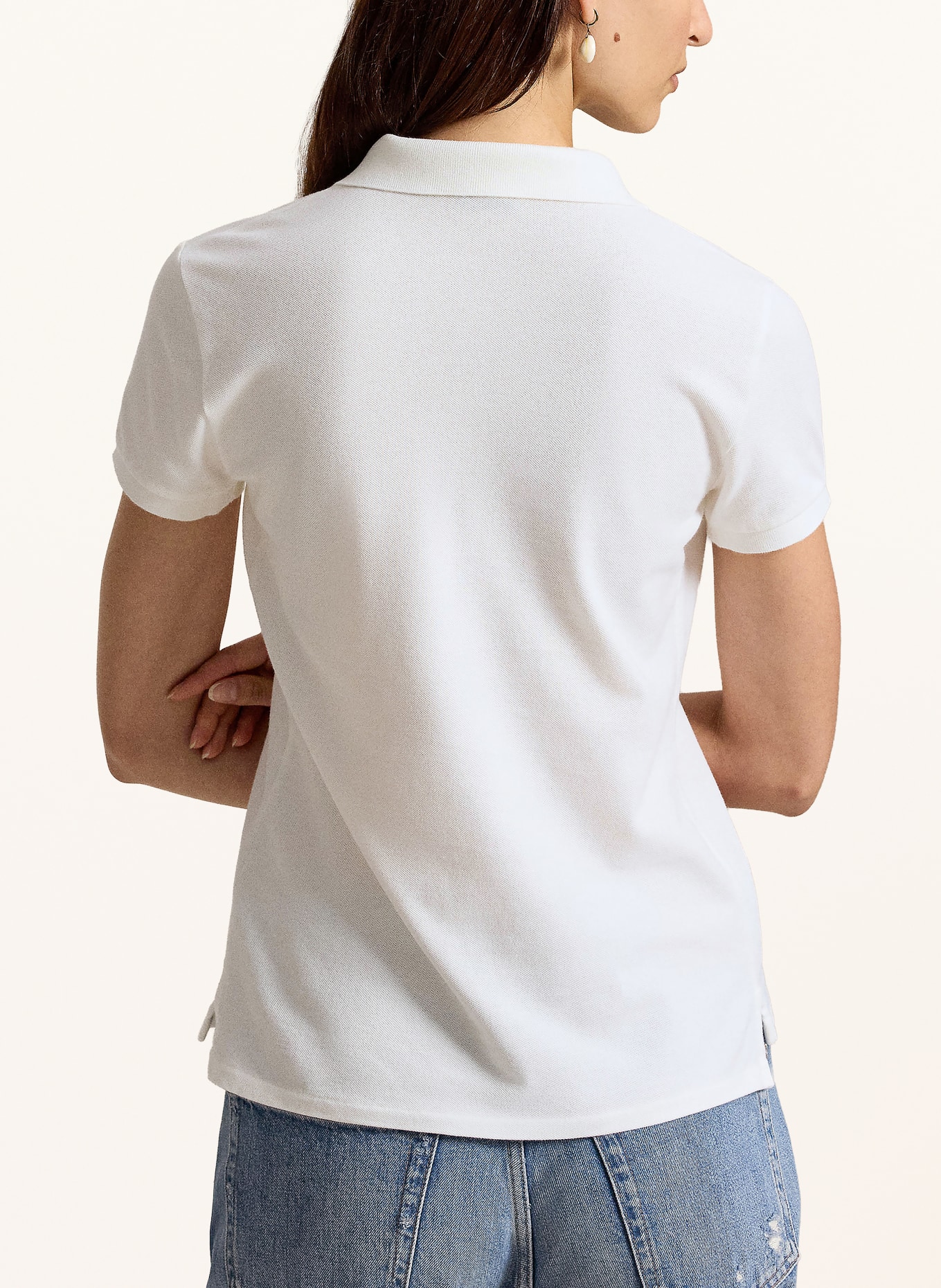 POLO RALPH LAUREN Piqué-Poloshirt: WEISS
