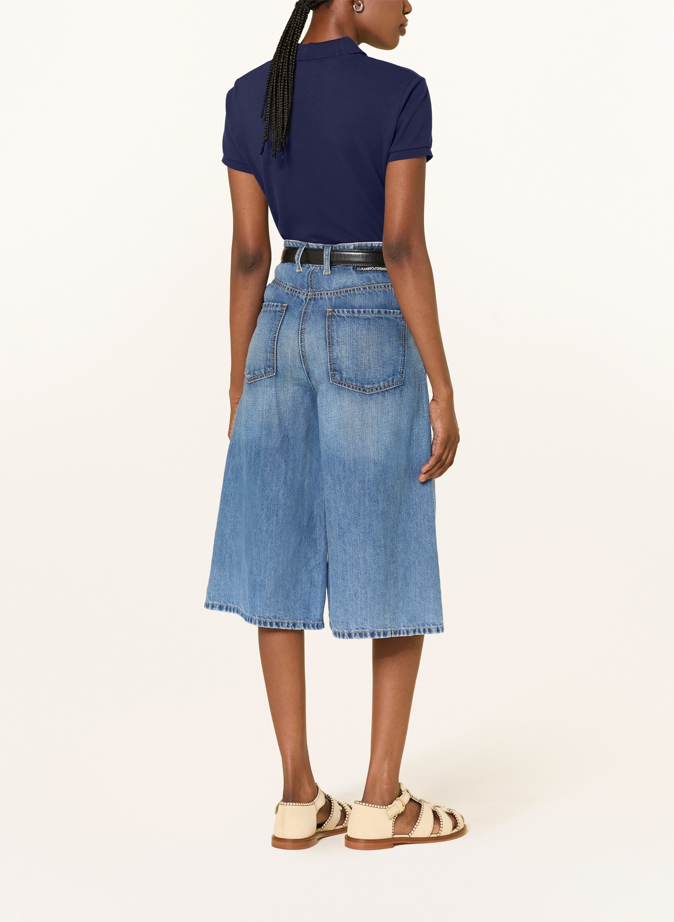 POLO RALPH LAUREN Piqué-Poloshirt: DUNKELBLAU