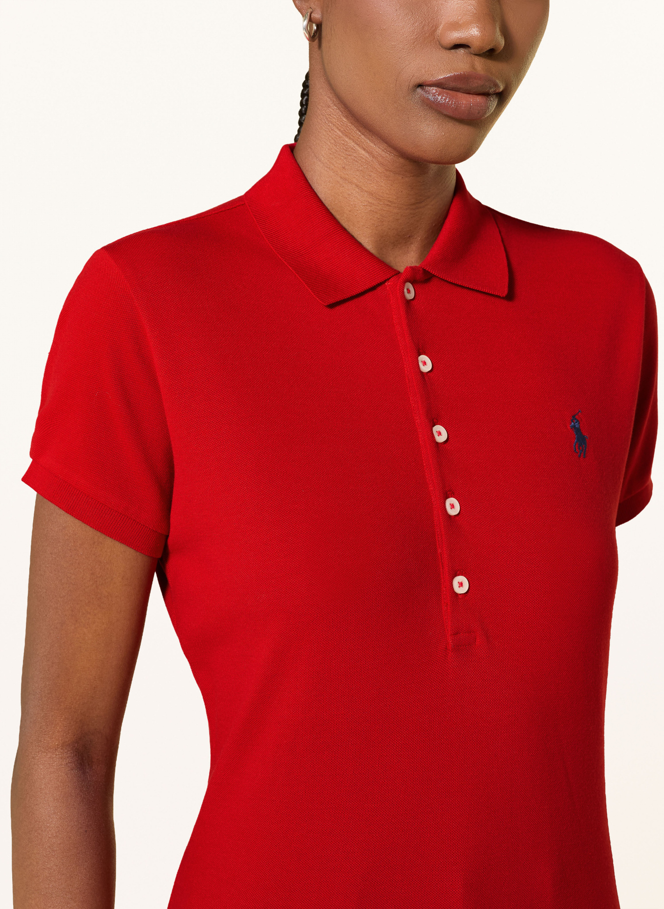 POLO RALPH LAUREN Piqué-Poloshirt: ROT