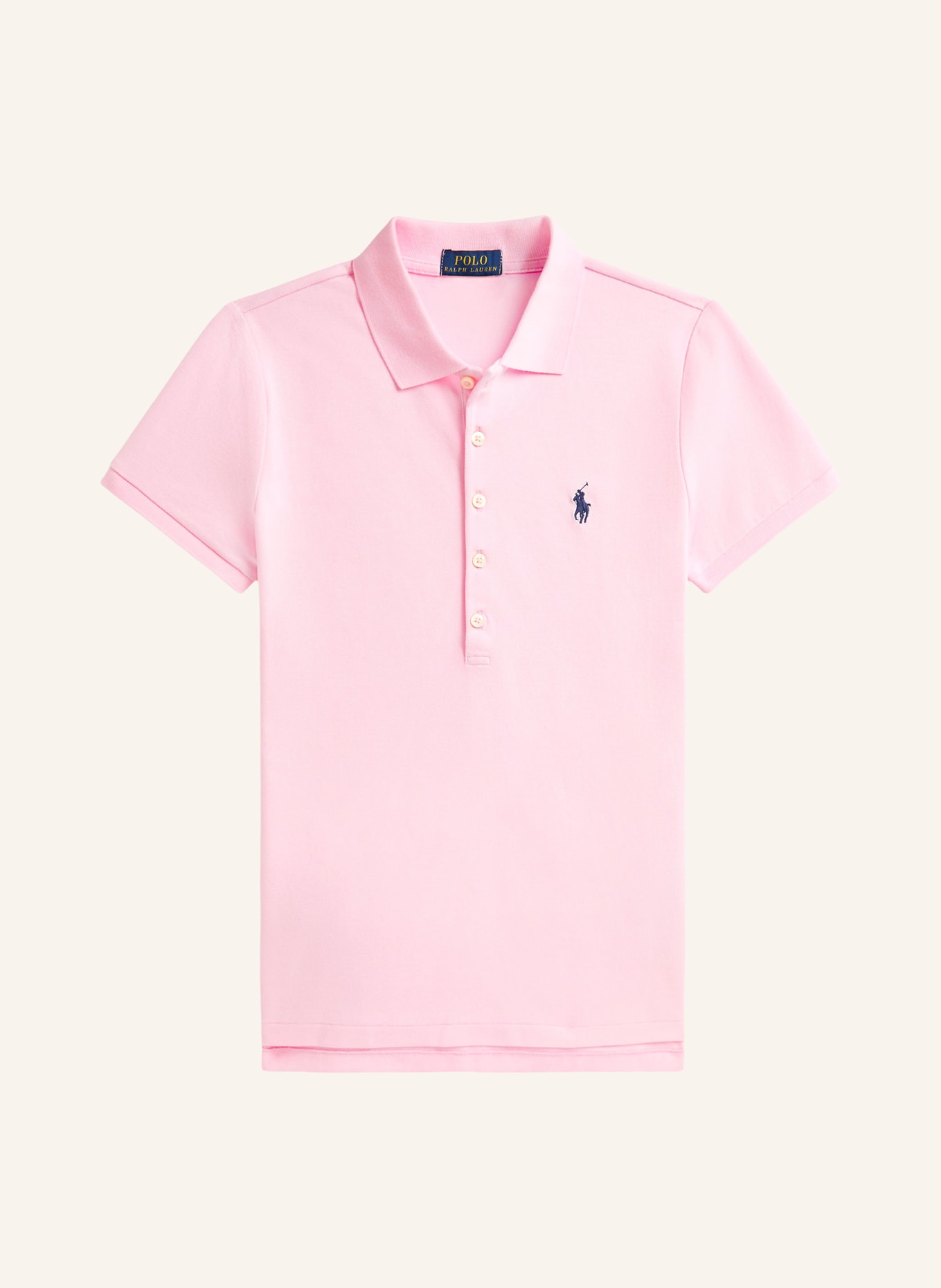 POLO RALPH LAUREN Piqué-Poloshirt: ROSA
