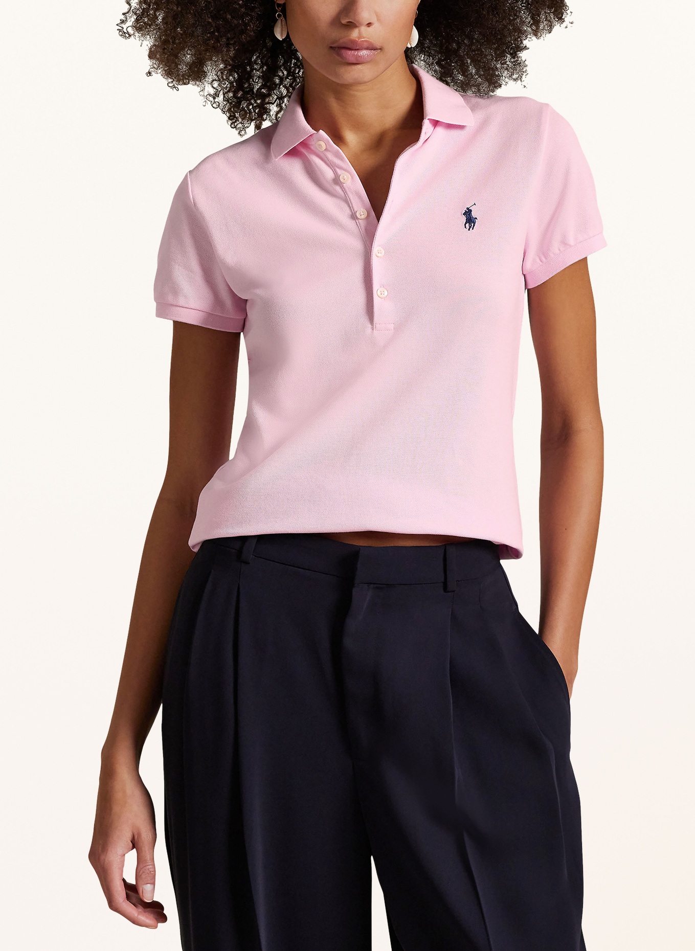 POLO RALPH LAUREN Piqué-Poloshirt: ROSA