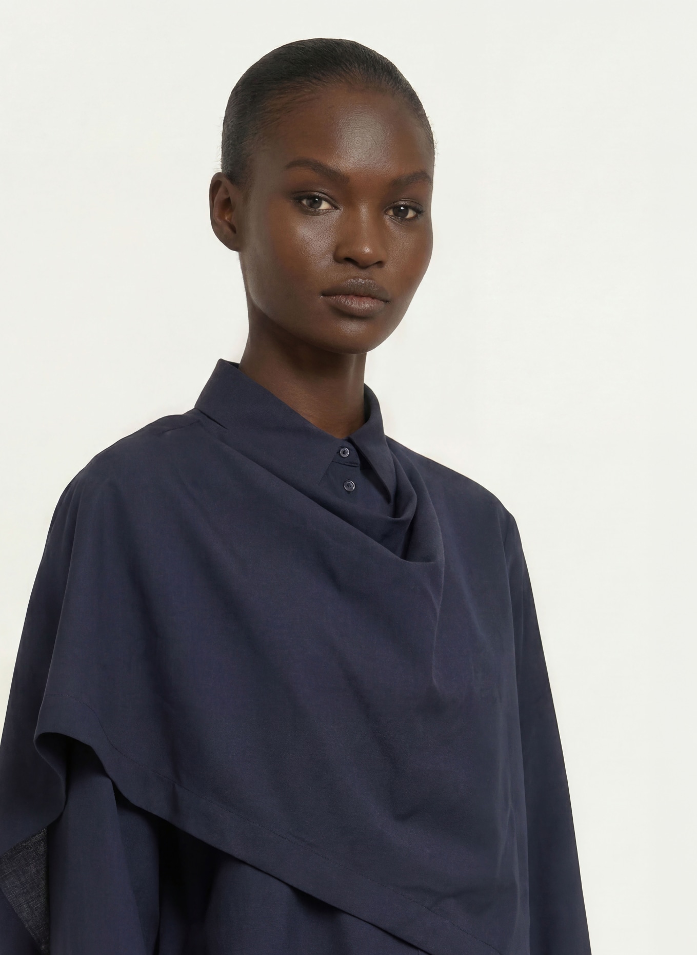 CLAUDIE PIERLOT Hemdbluse: DUNKELBLAU