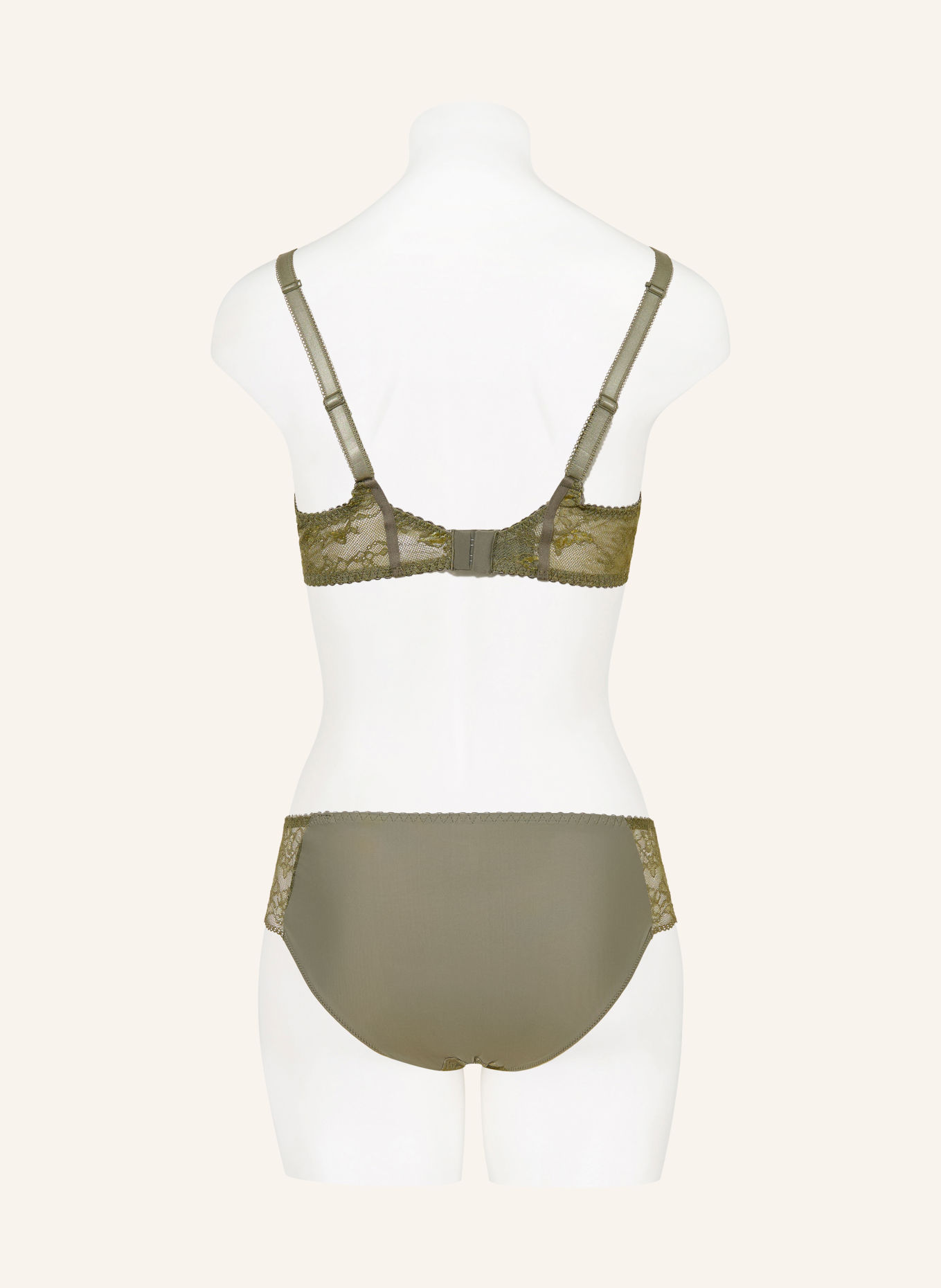 CHANTELLE Biustonosz z fiszbinami PULP KISS: 0WQ ARMY KHAKI