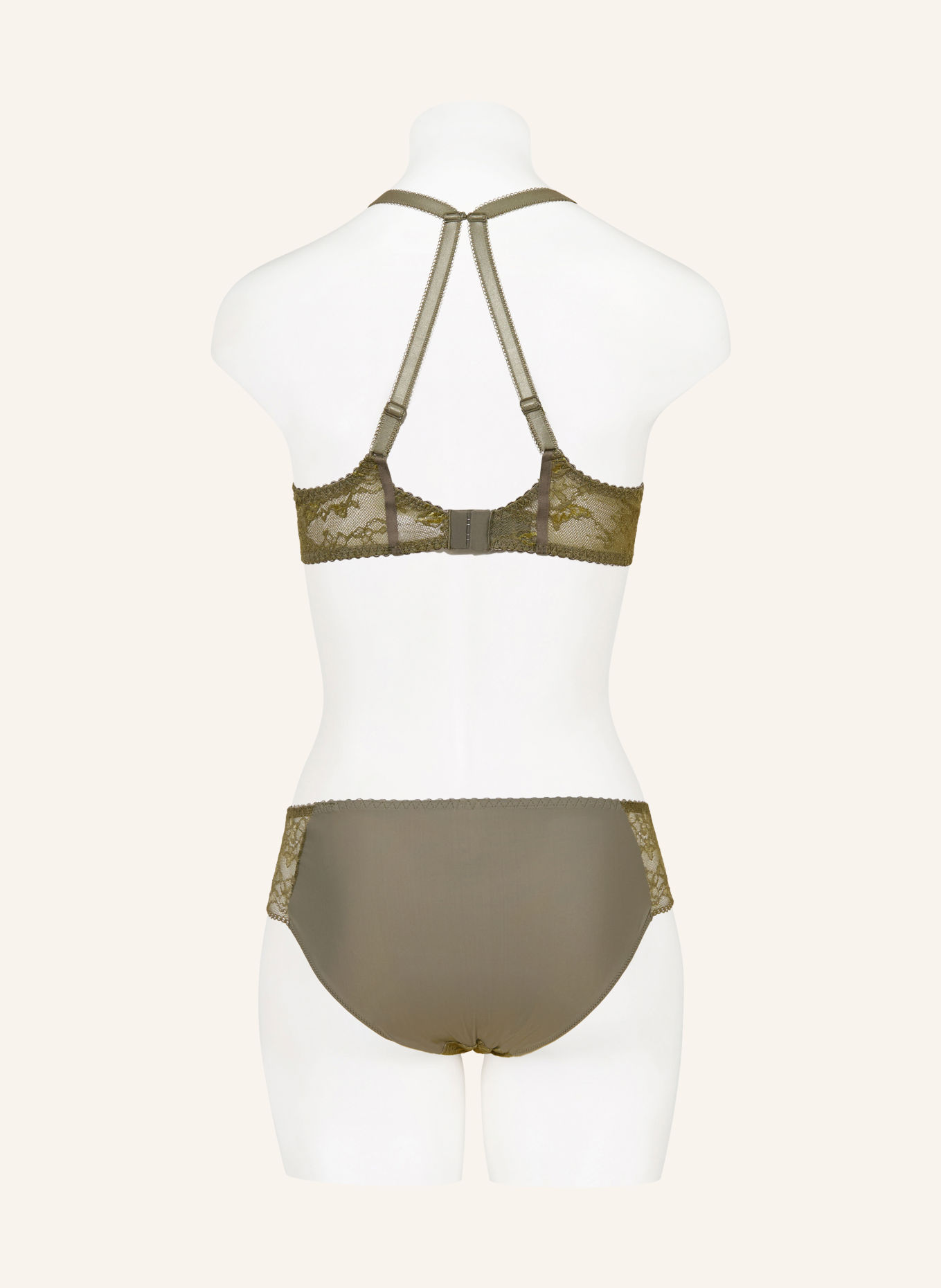 CHANTELLE Biustonosz z fiszbinami PULP KISS: 0WQ ARMY KHAKI