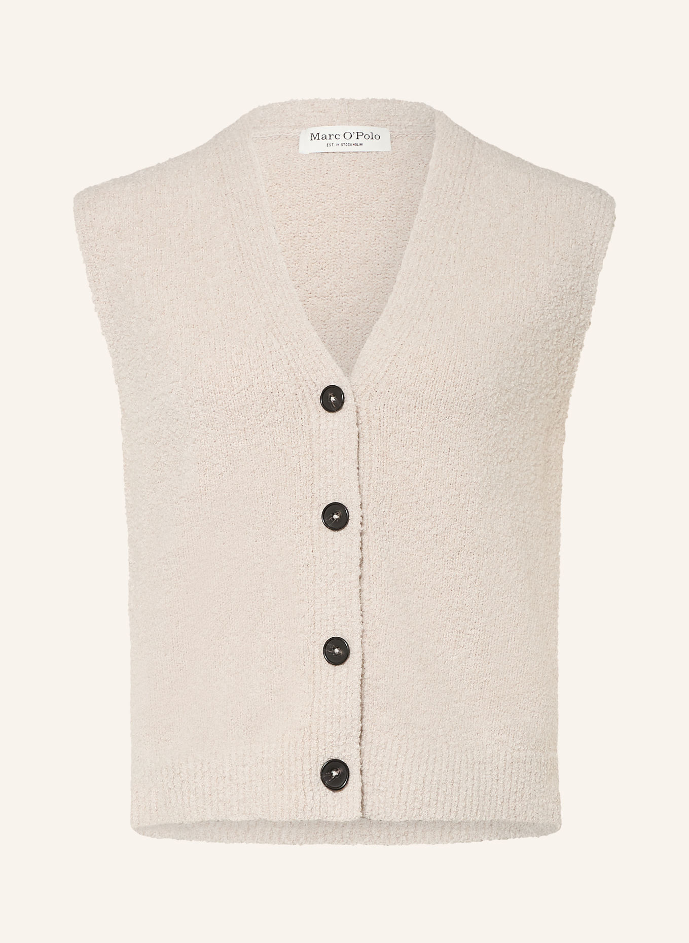 Marc O'Polo Strickweste: BEIGE