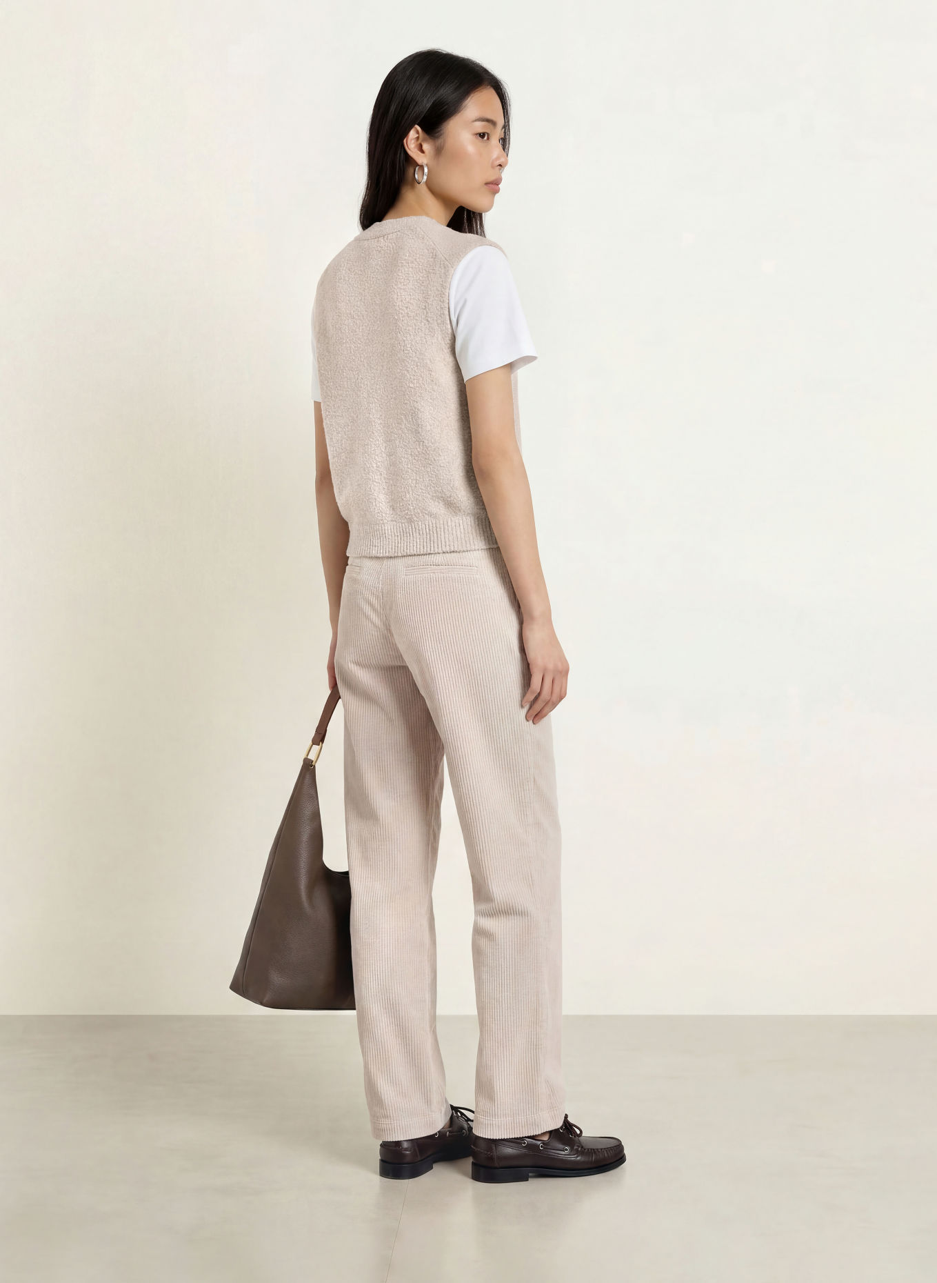 Marc O'Polo Strickweste: BEIGE