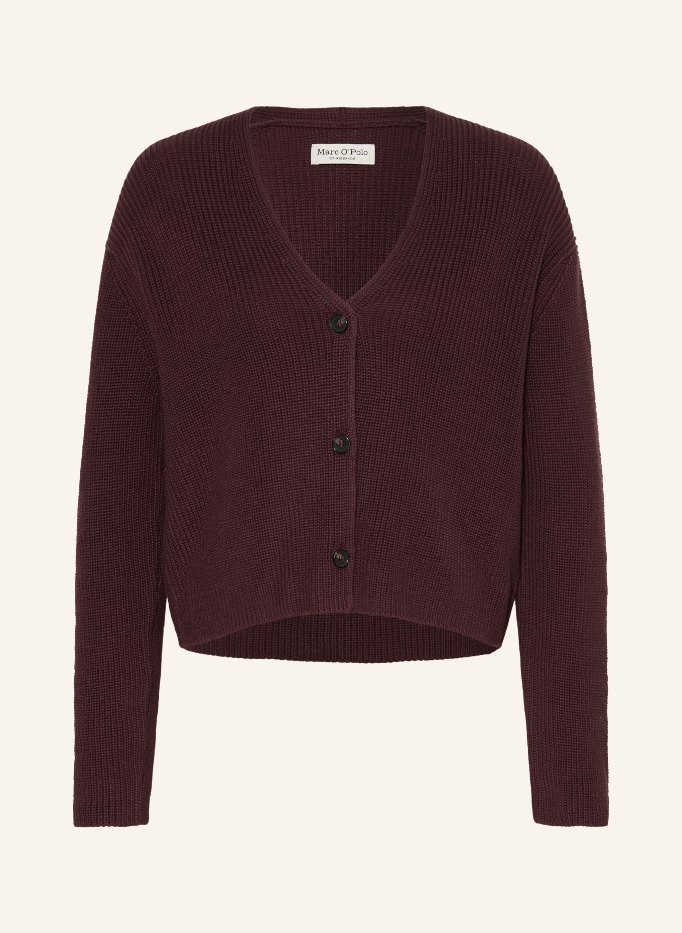 Marc O'Polo Vest: MARRON FONCÉ