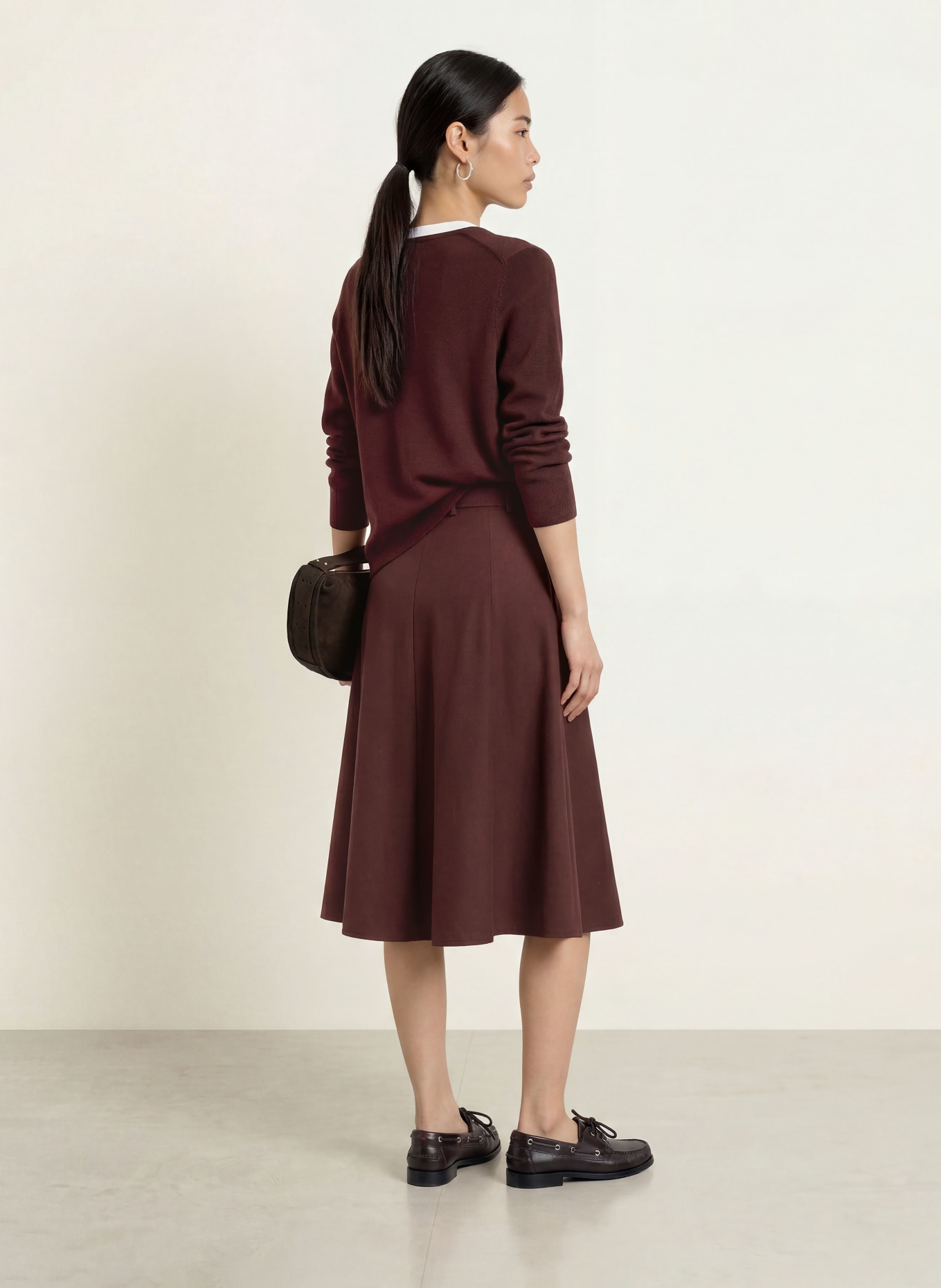 Marc O'Polo Pull: MARRON FONCÉ