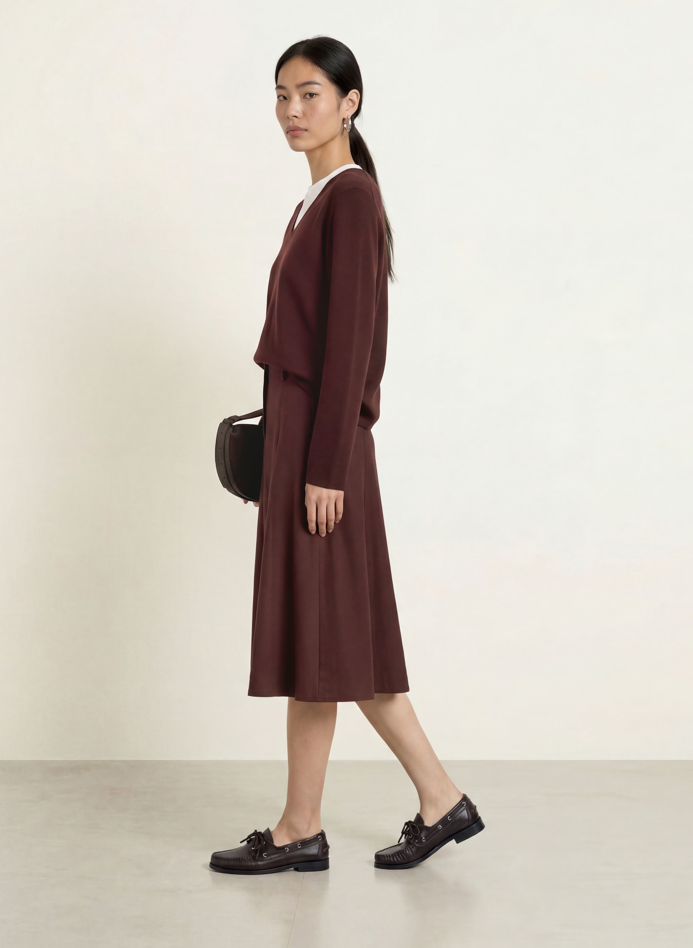 Marc O'Polo Pull: MARRON FONCÉ