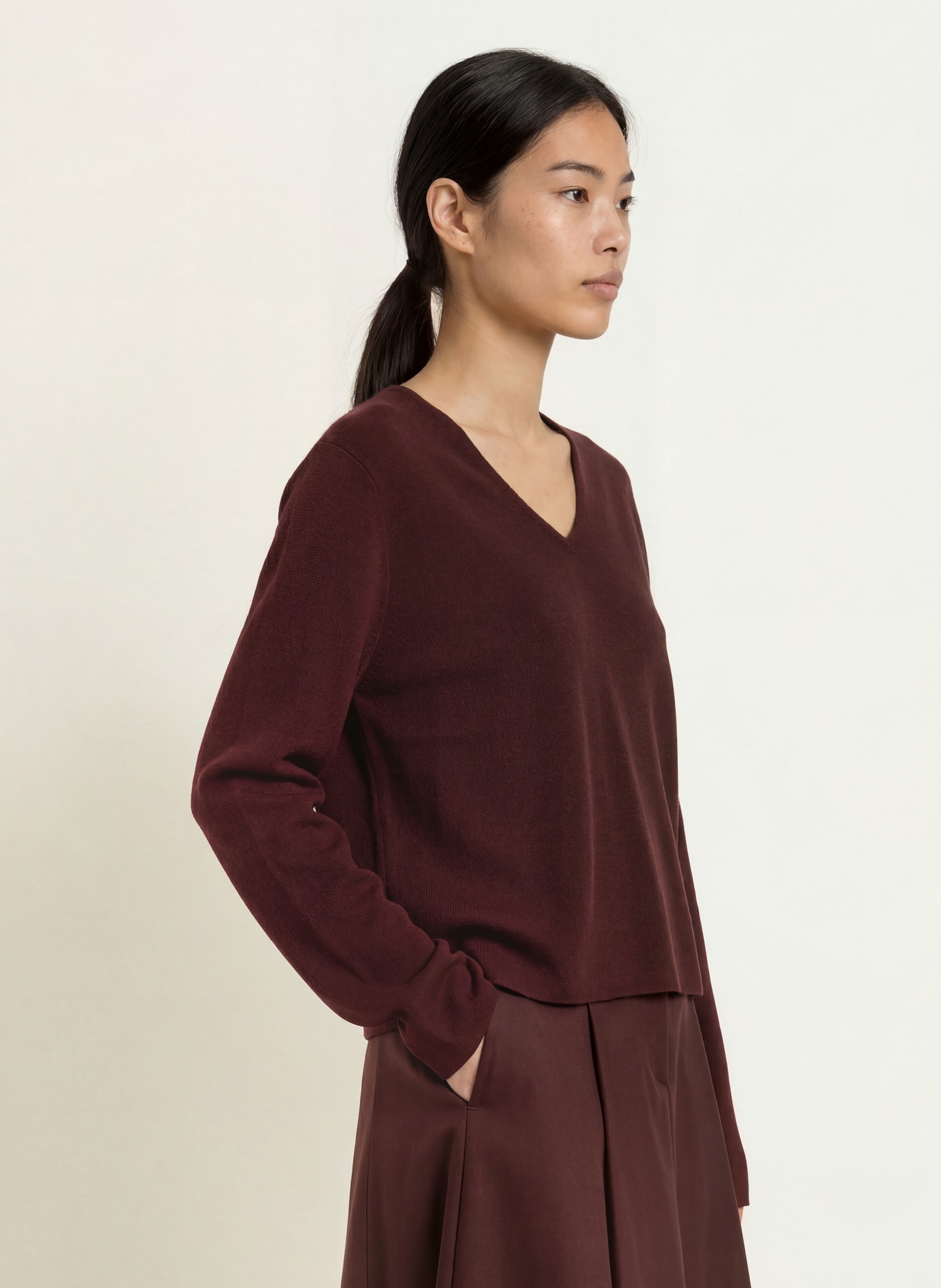Marc O'Polo Pull: MARRON FONCÉ