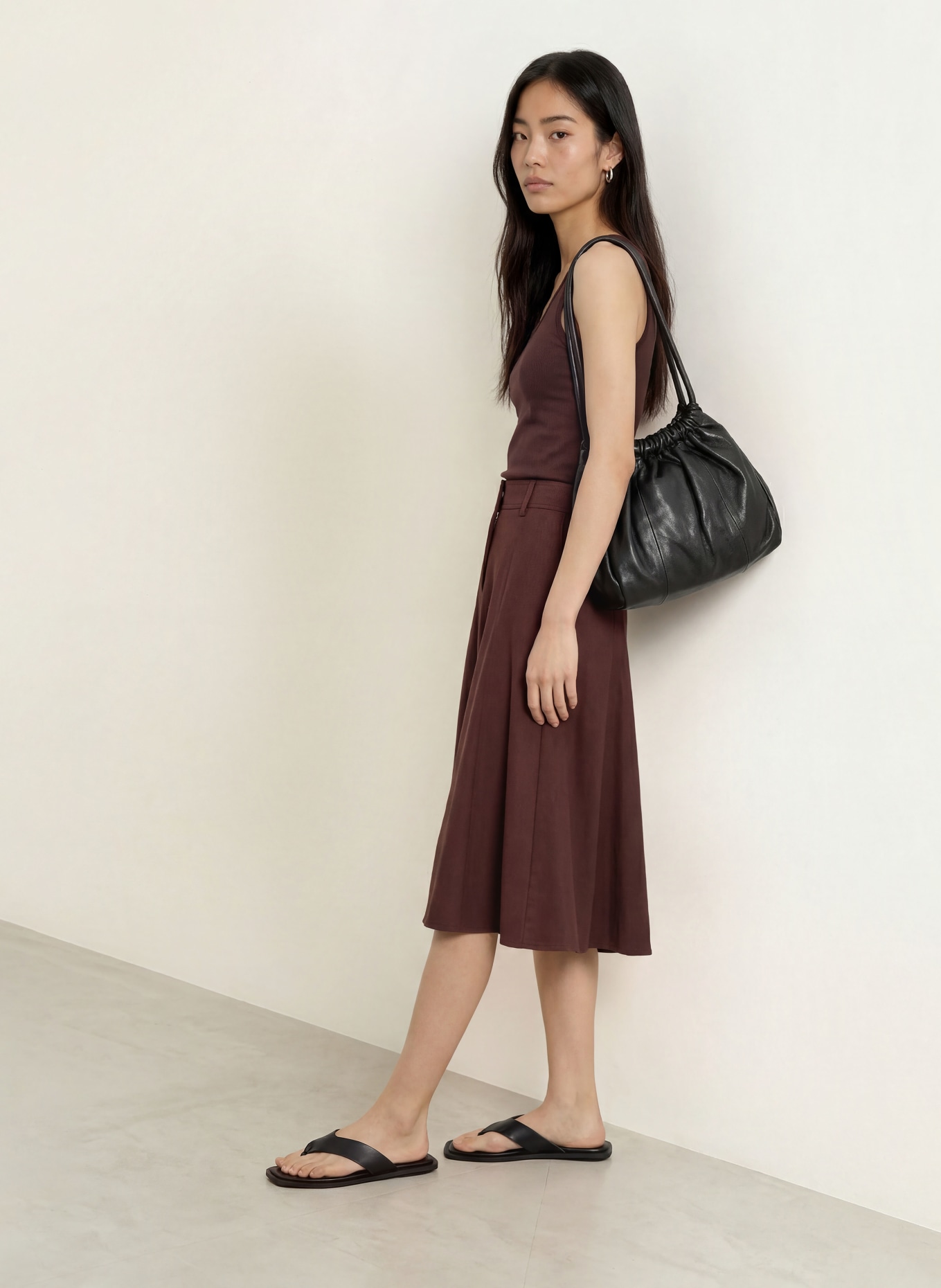 Marc O'Polo Top: DARK BROWN