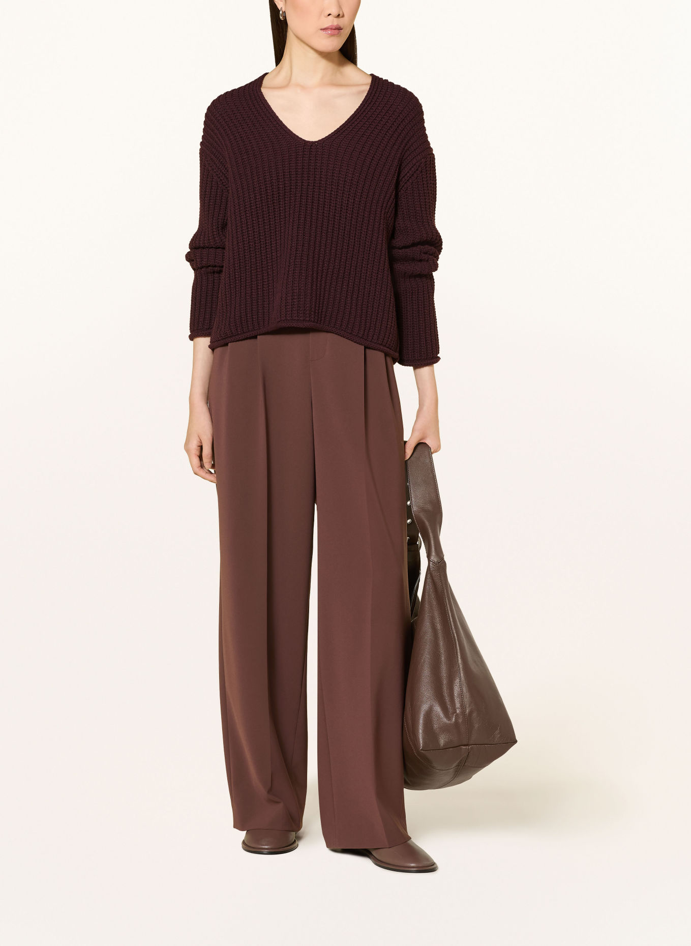Marc O'Polo Sweater: DARK BROWN