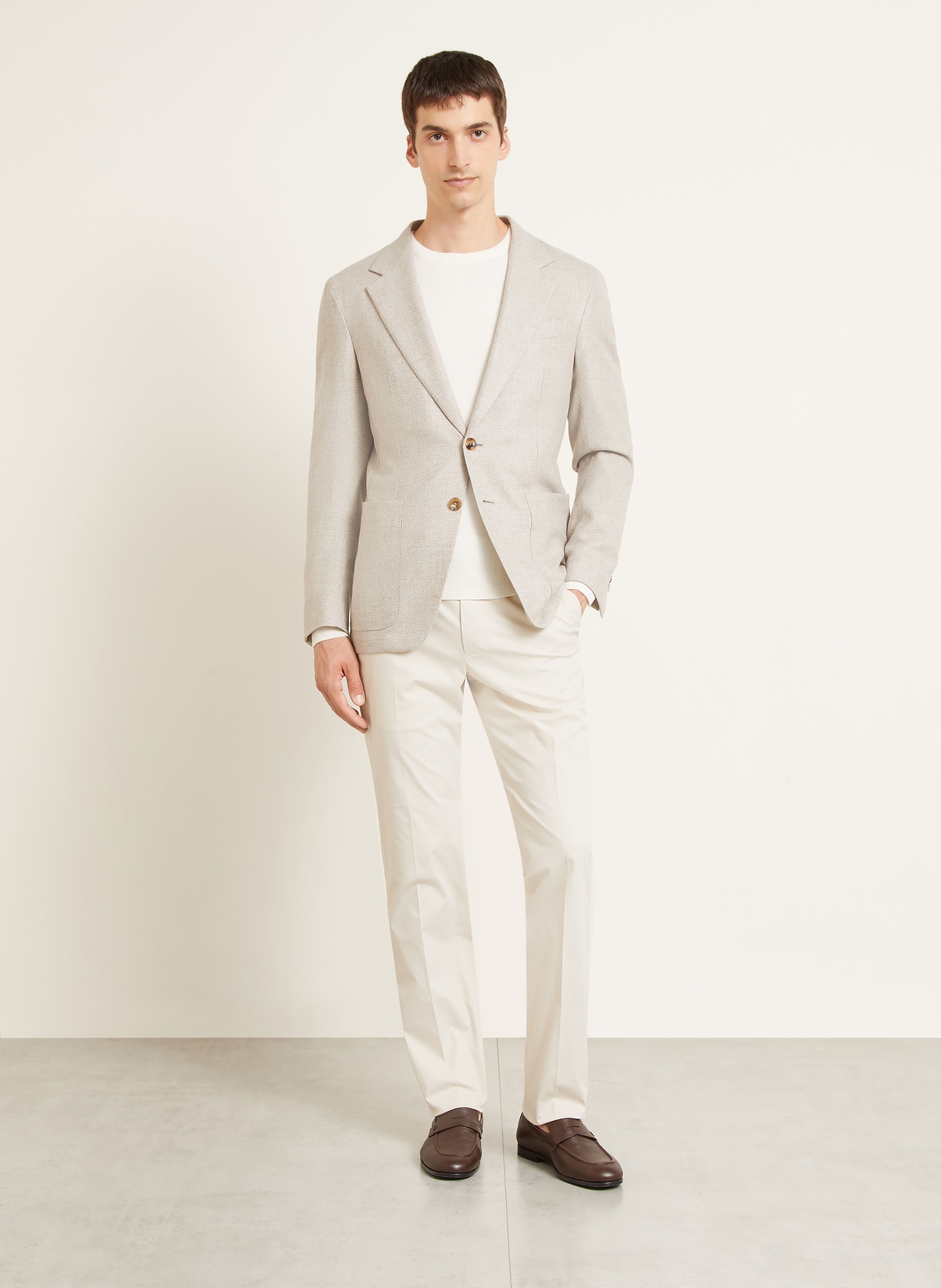 ZEGNA Sakko Extra Slim Fit: BEIGE