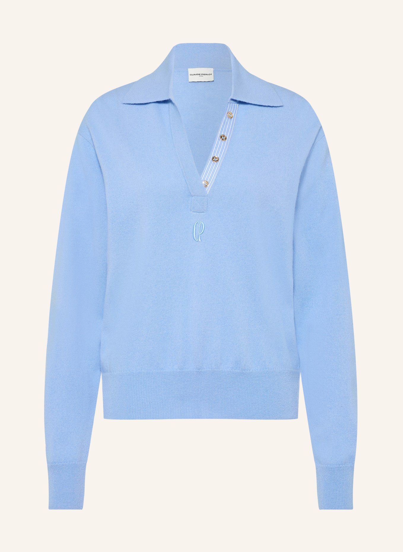 CLAUDIE PIERLOT Pullover: HELLBLAU