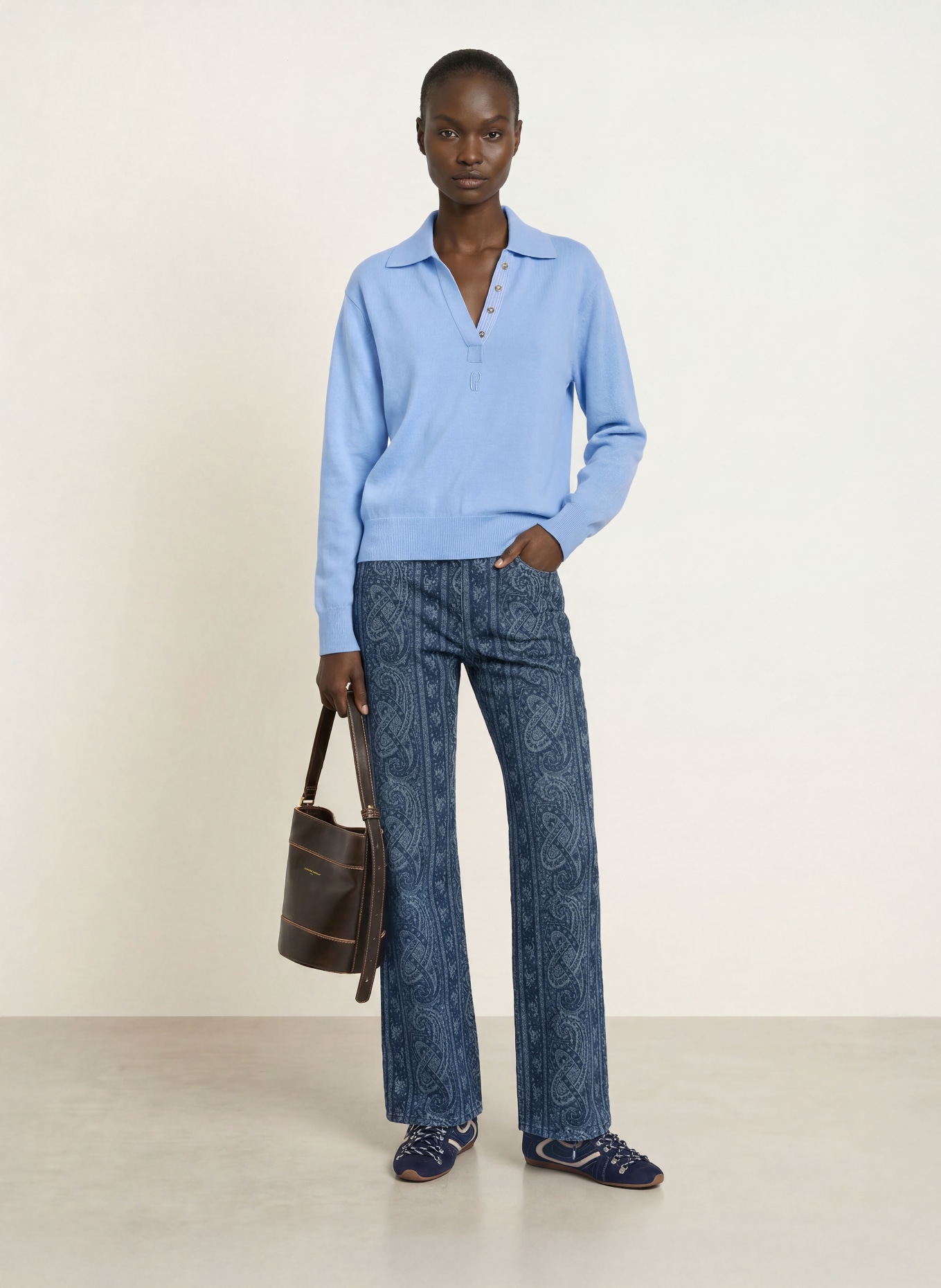 CLAUDIE PIERLOT Pullover: HELLBLAU