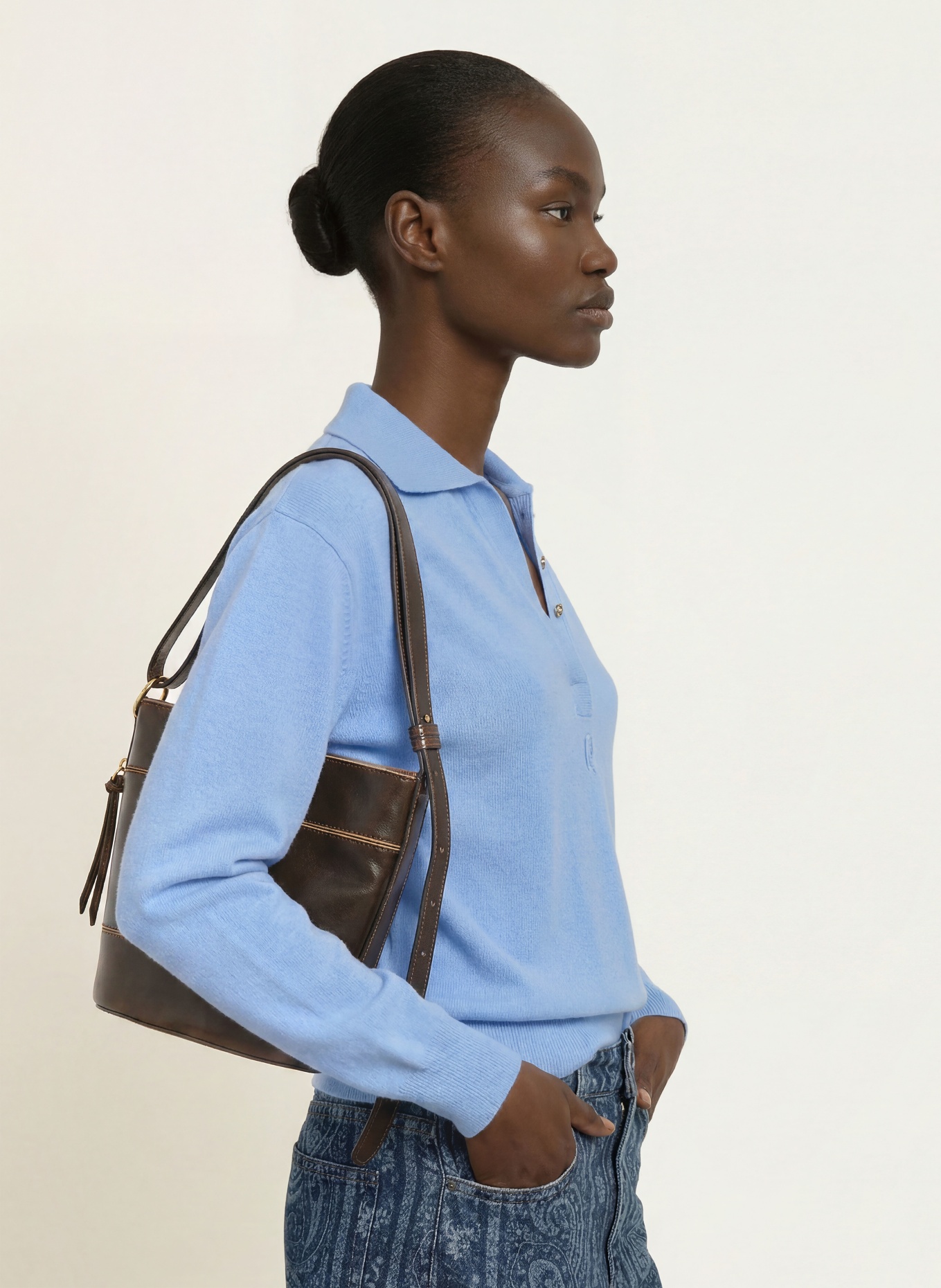 CLAUDIE PIERLOT Pullover: HELLBLAU