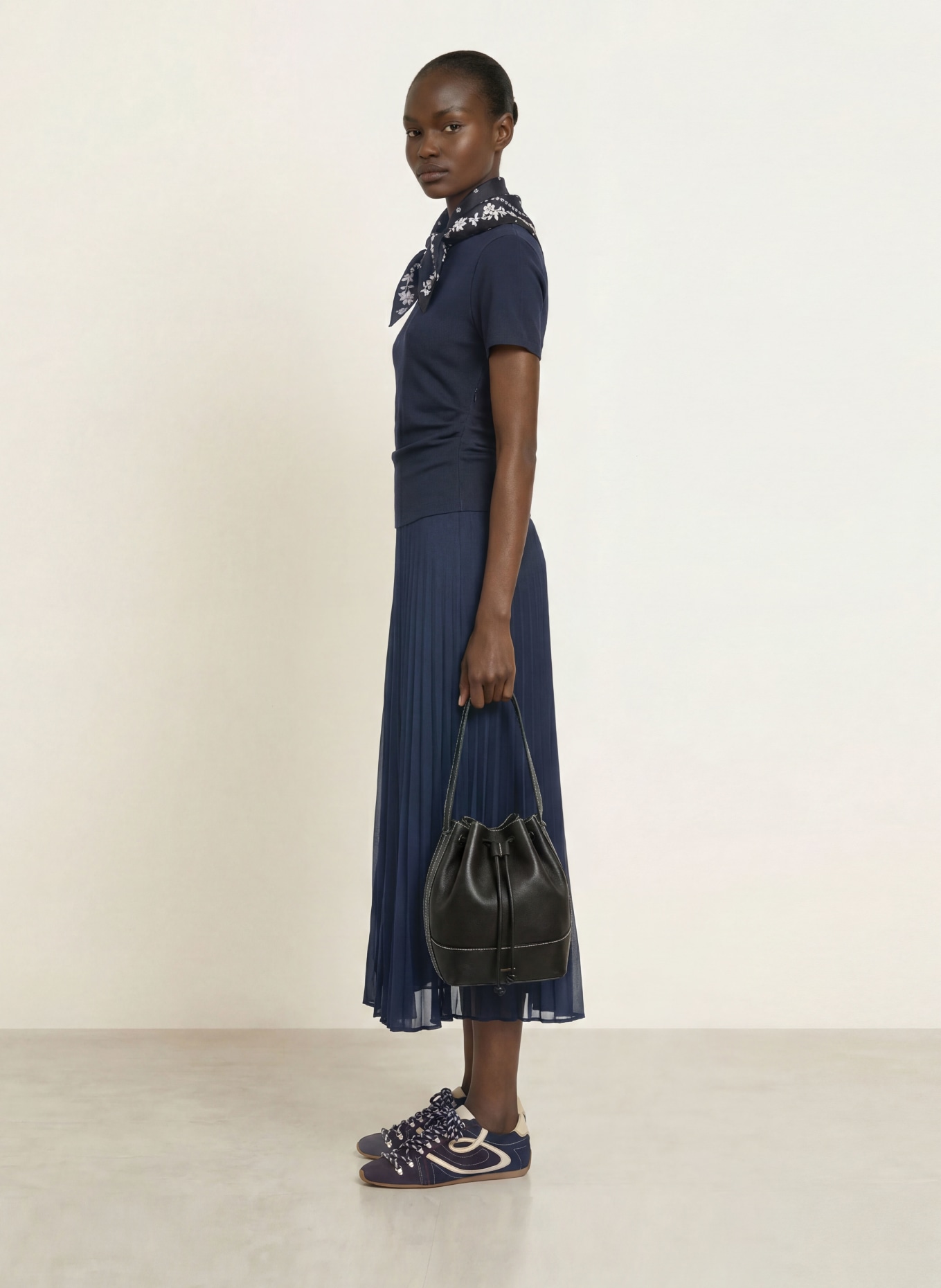 CLAUDIE PIERLOT Kleid: DUNKELBLAU