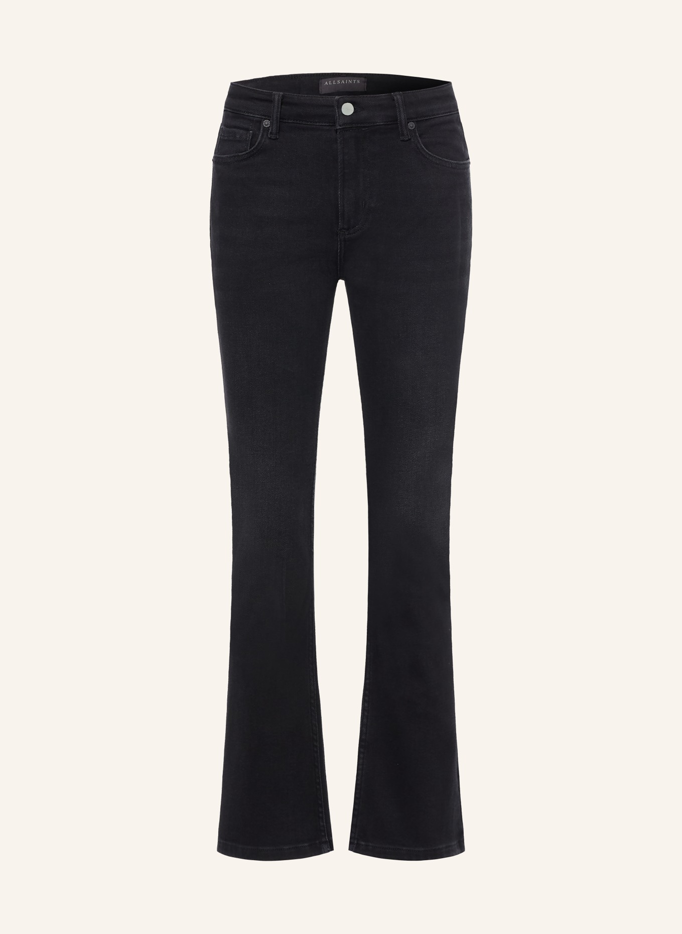 ALLSAINTS Bootcut džíny HALDAN: 162 Washed Black