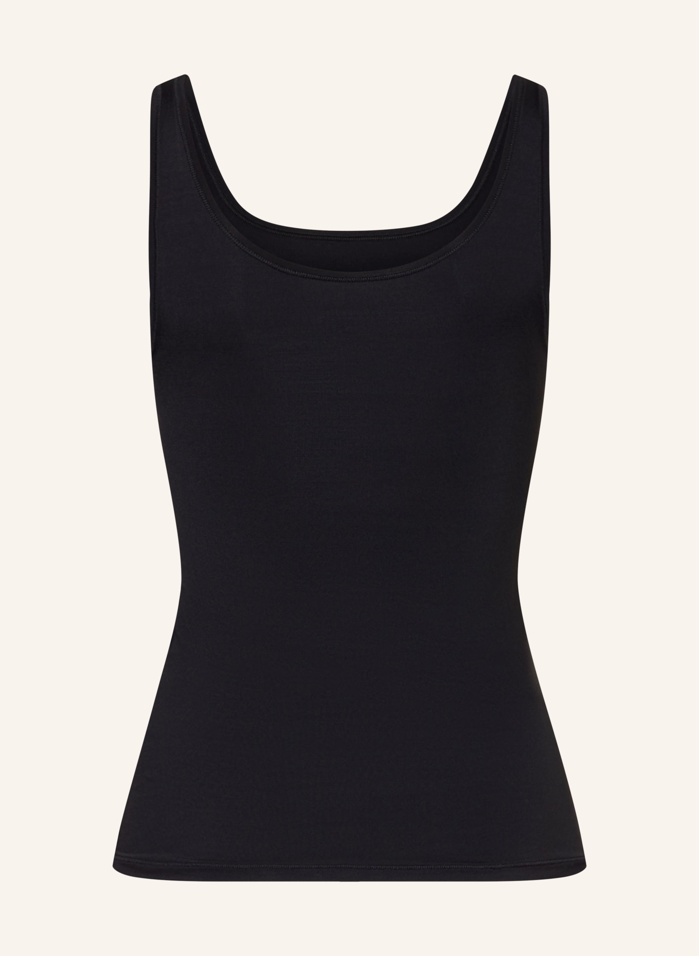 SCHIESSER Top MICRO: ZWART
