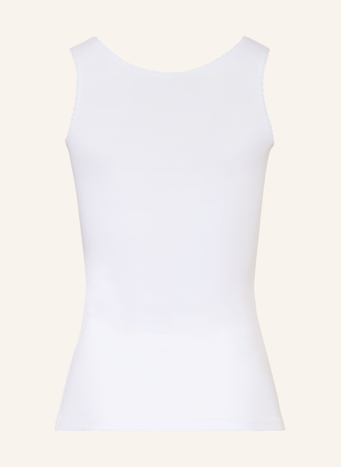 SCHIESSER Set van 2 tops MODERN MULTIPACKS: WIT