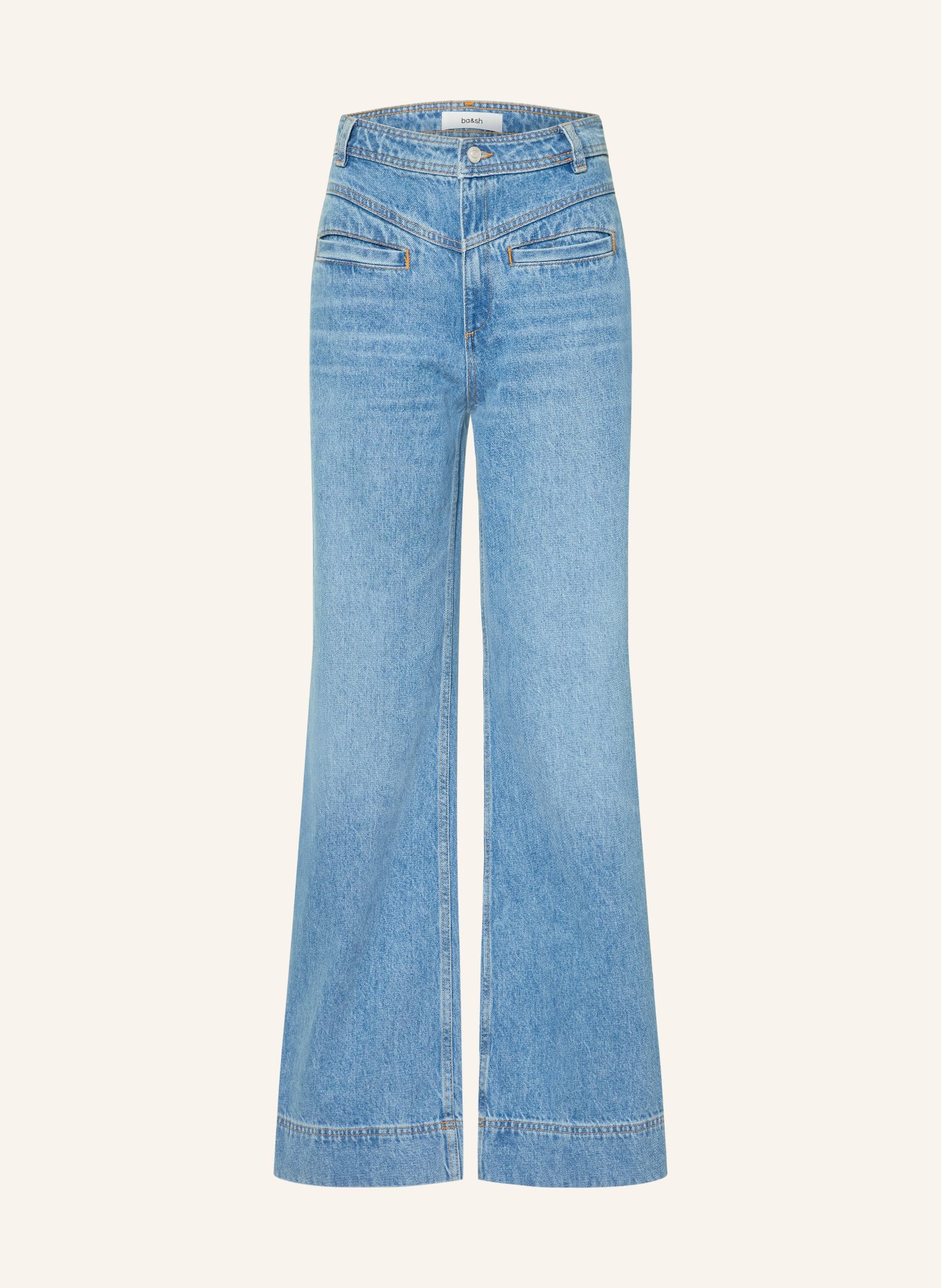 ba&sh Flared džíny RANJA: BLUE BLUE JEANS