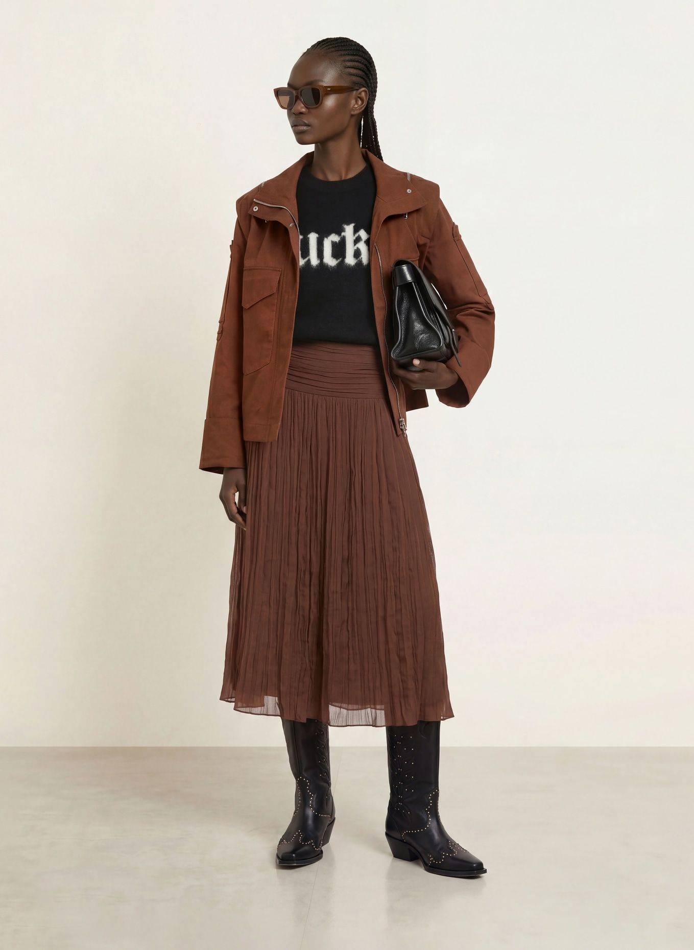 ALLSAINTS Jacke LEIGHTON: BRAUN