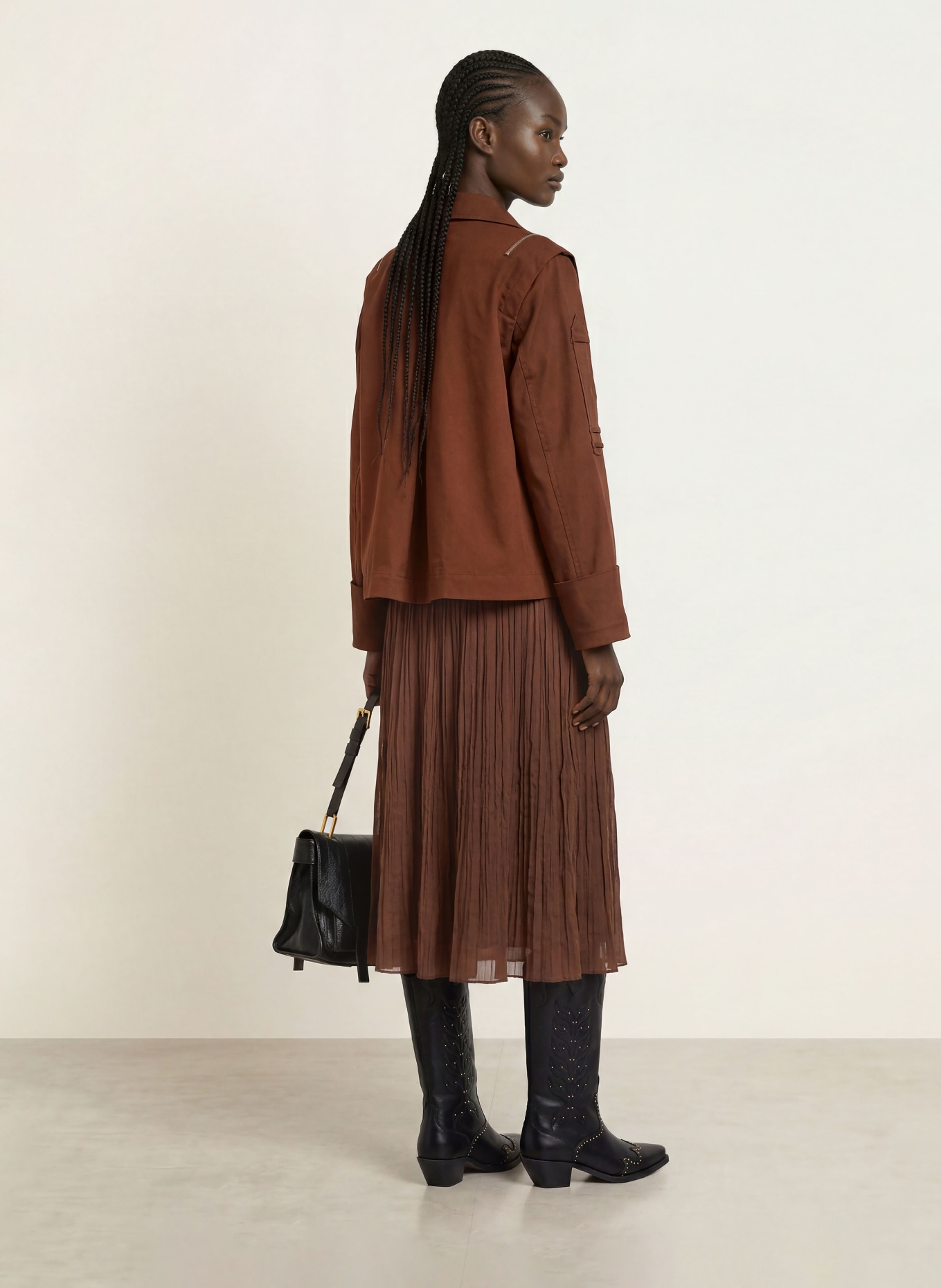ALLSAINTS Jacke LEIGHTON: BRAUN