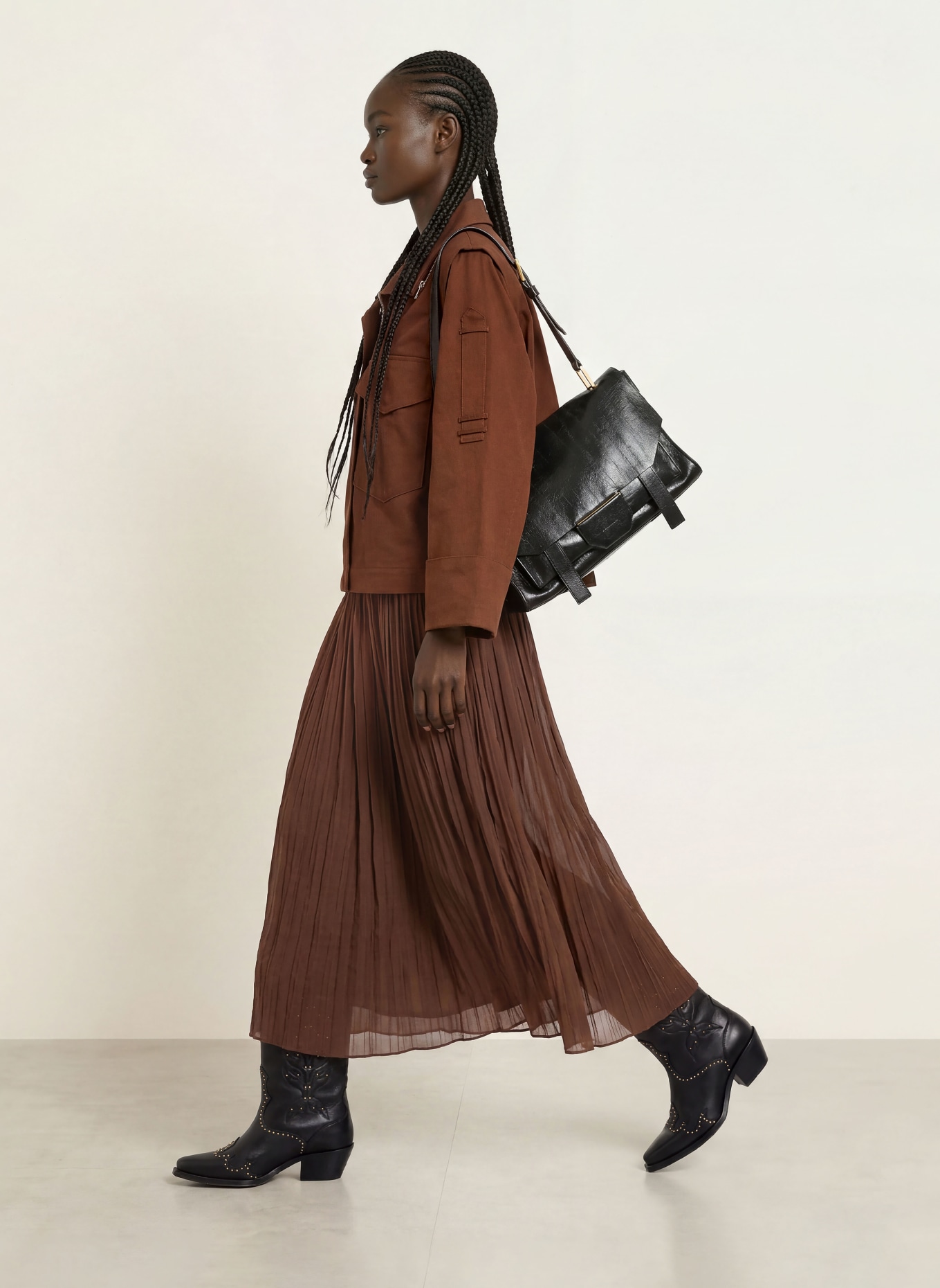 ALLSAINTS Jacke LEIGHTON: BRAUN