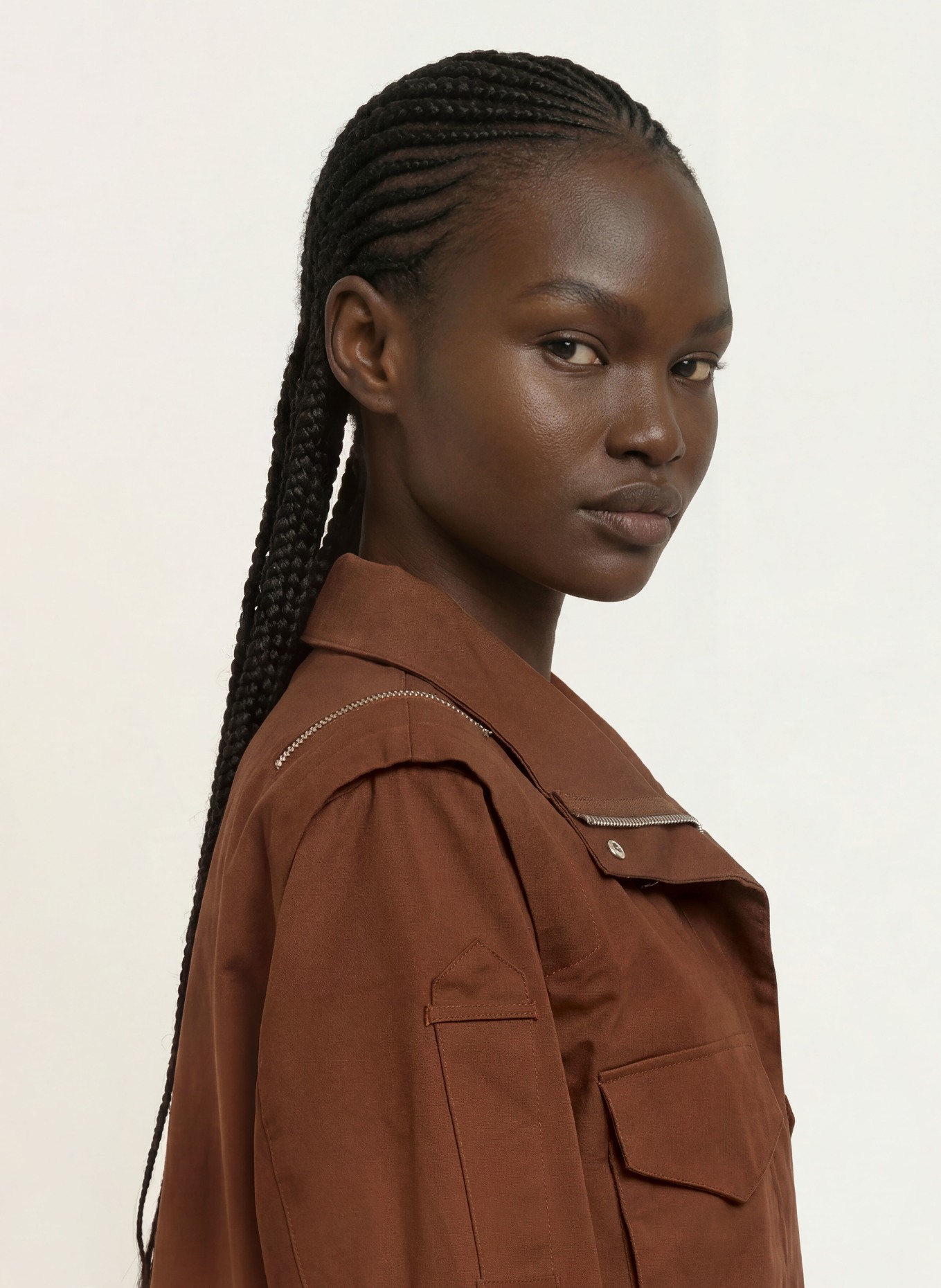 ALLSAINTS Jacke LEIGHTON: BRAUN