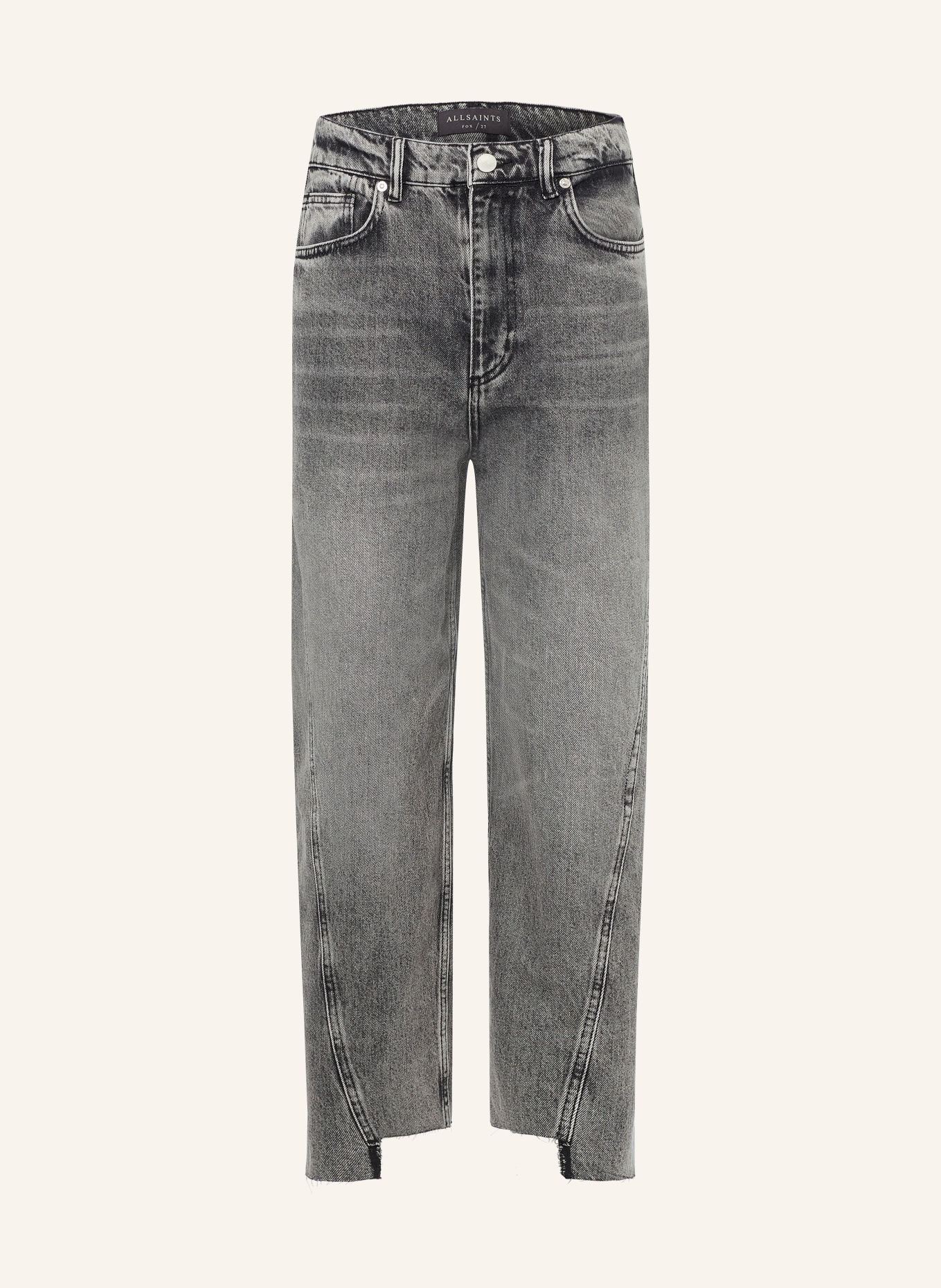 ALLSAINTS Jeansy wide leg FOX: 839 Vintage Black