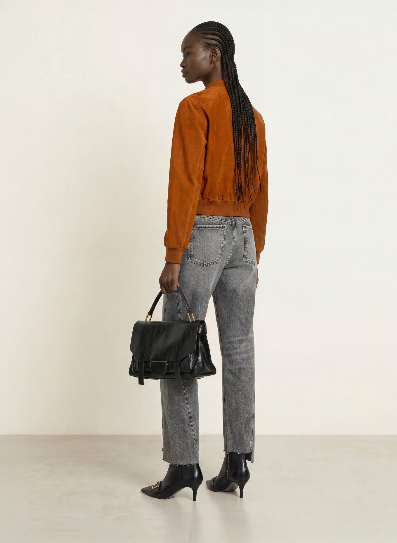 ALLSAINTS Jeansy wide leg FOX: 839 Vintage Black